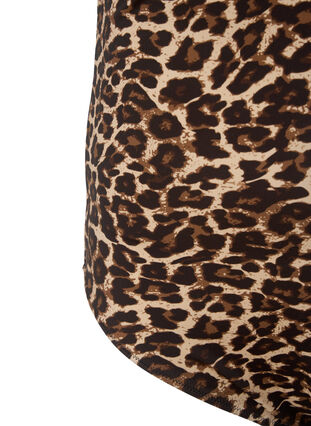 Badedrakt med kryss på ryggen og uttagbare innlegg, Leopard Print, Packshot image number 3