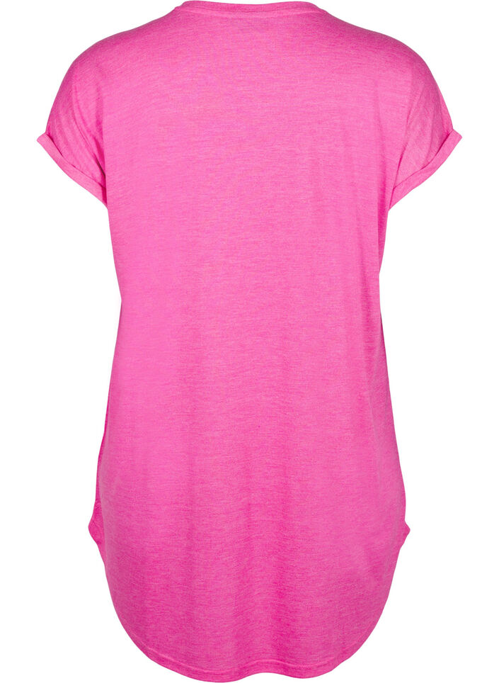 Kortermet nattkjole med teksttrykk, 9990, Packshot image number 1