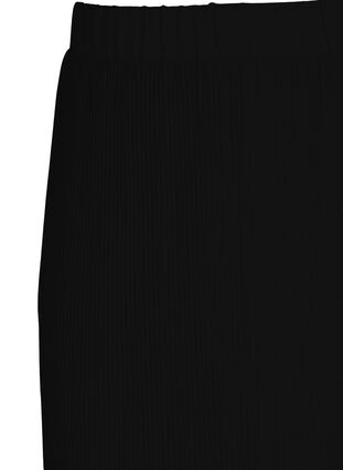 Midiskjørt i plissé, Black, Packshot image number 2