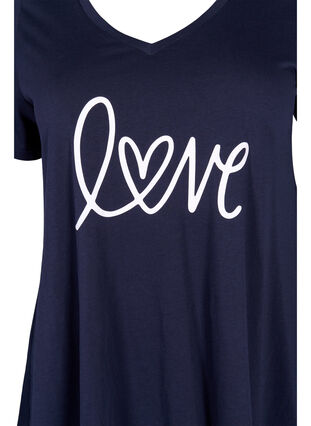 T-skjorte av bomull med korte ermer, Night Sky LOVE, Packshot image number 2