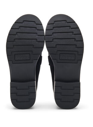 Zizzi Wide fit loafers, Black, Packshot image number 4