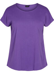T-skjorte i bomullsmiks, Ultra Violet