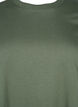 Basic T-skjorte i bomull med rund hals, Gr&oslash;nn, Packshot image number 2