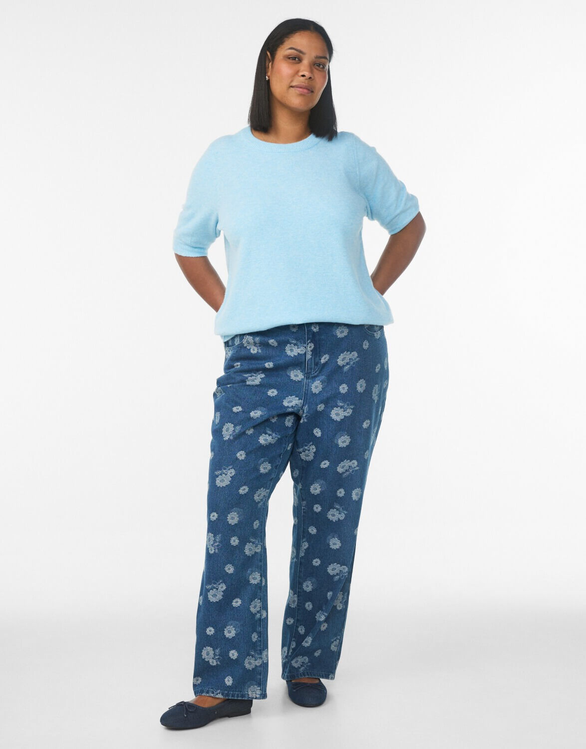 Bl&aring; regular-fit jeans