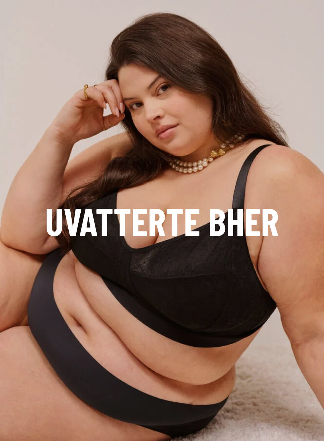 Uvatterte BHer i store st&oslash;rrelser til dame - St&oslash;rrelse 85E-115H - Zizzi