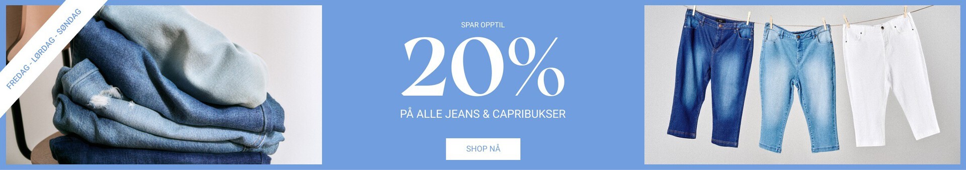 20% på alle jeans og strikkevarer - Zizzi