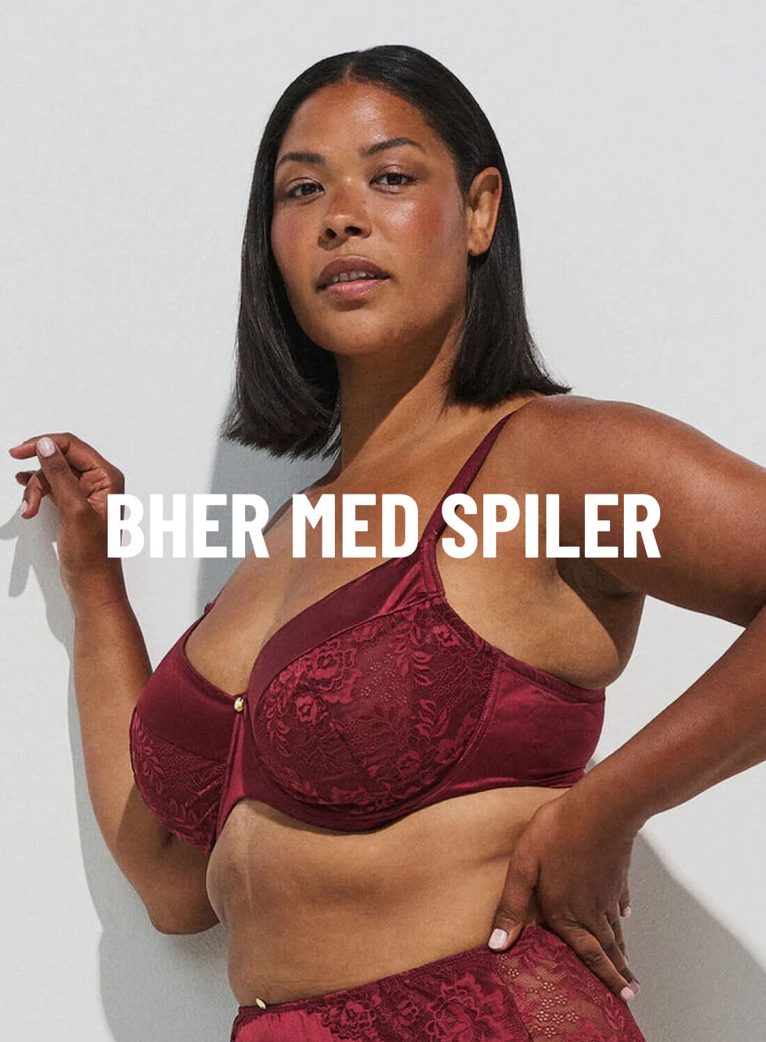 BHer med spiler i store st&oslash;rrelser til dame - St&oslash;rrelse 85E-115H - Zizzi