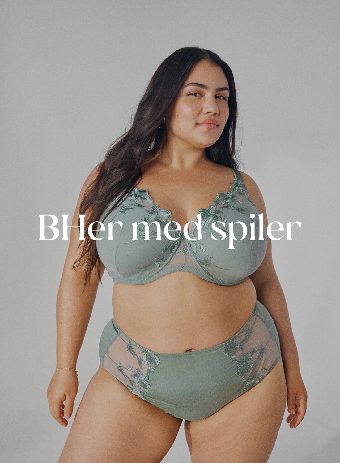 BHer med spiler i store størrelser til dame - Størrelse 85E-115H - Zizzi