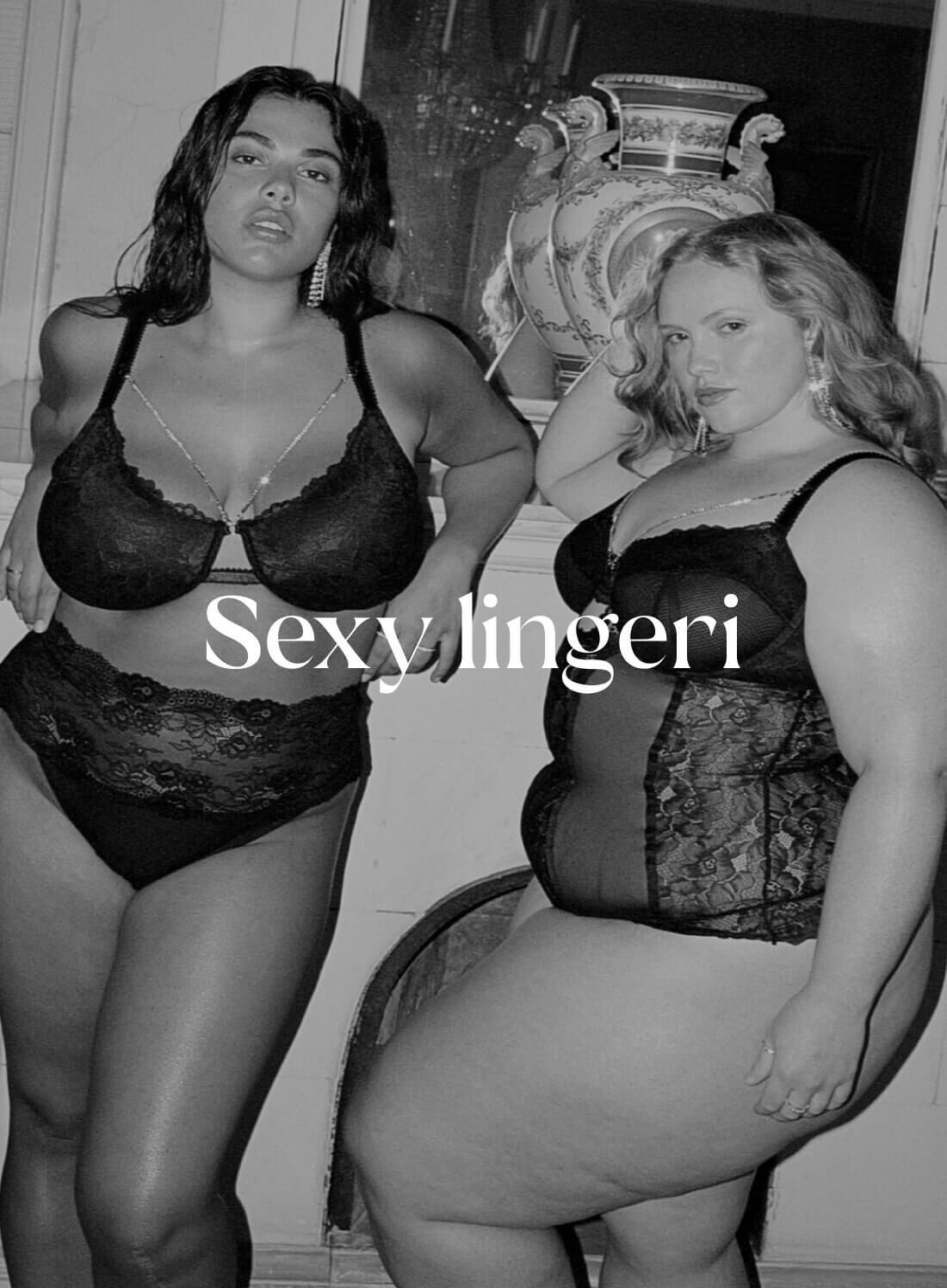 Sexy lingeri & undertøy i store størrelser til dame - Størrelse 40-64 - Zizzi