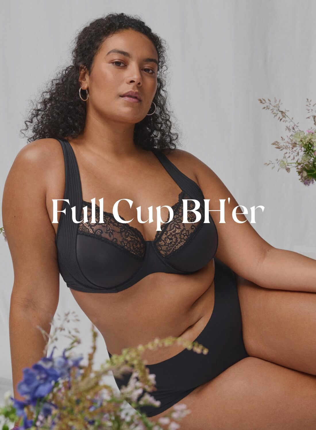 Bralettes i store størrelser til dame - Størrelse 85E-115H - Zizzi