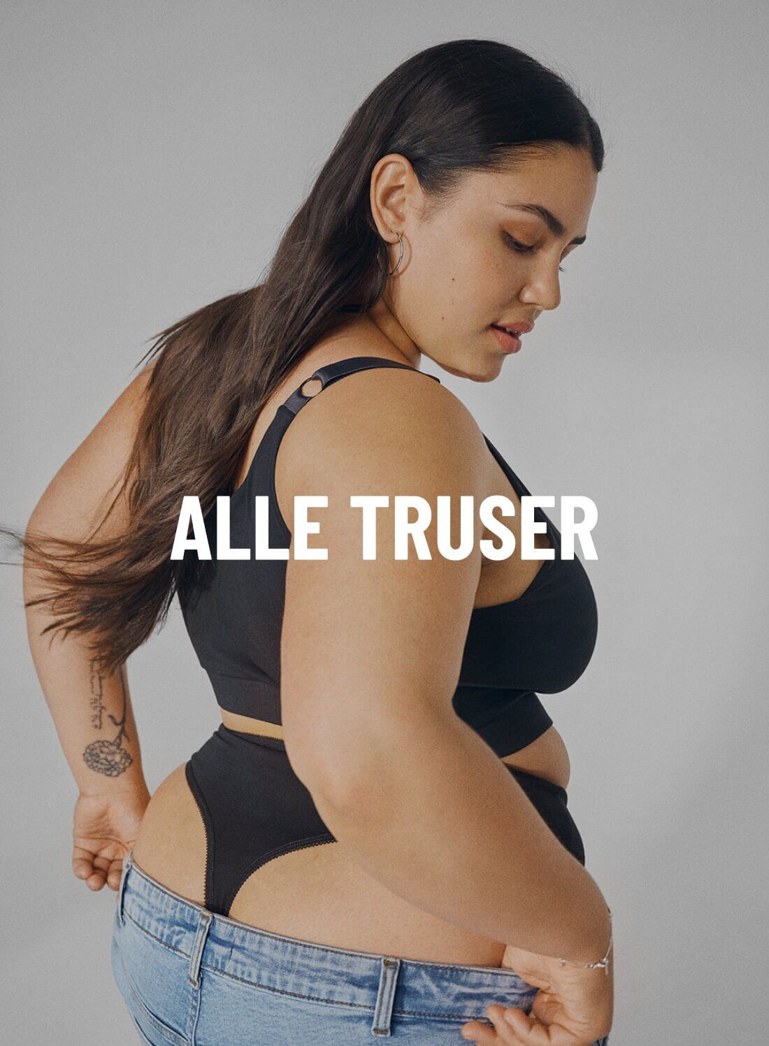 Truser i store st&oslash;rrelser til dame - St&oslash;rrelse 40-64 - Zizzi