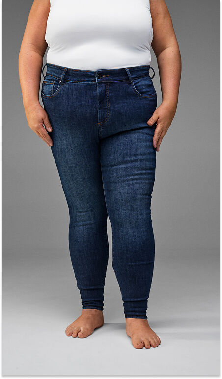  Supersmale jeans med høy midje