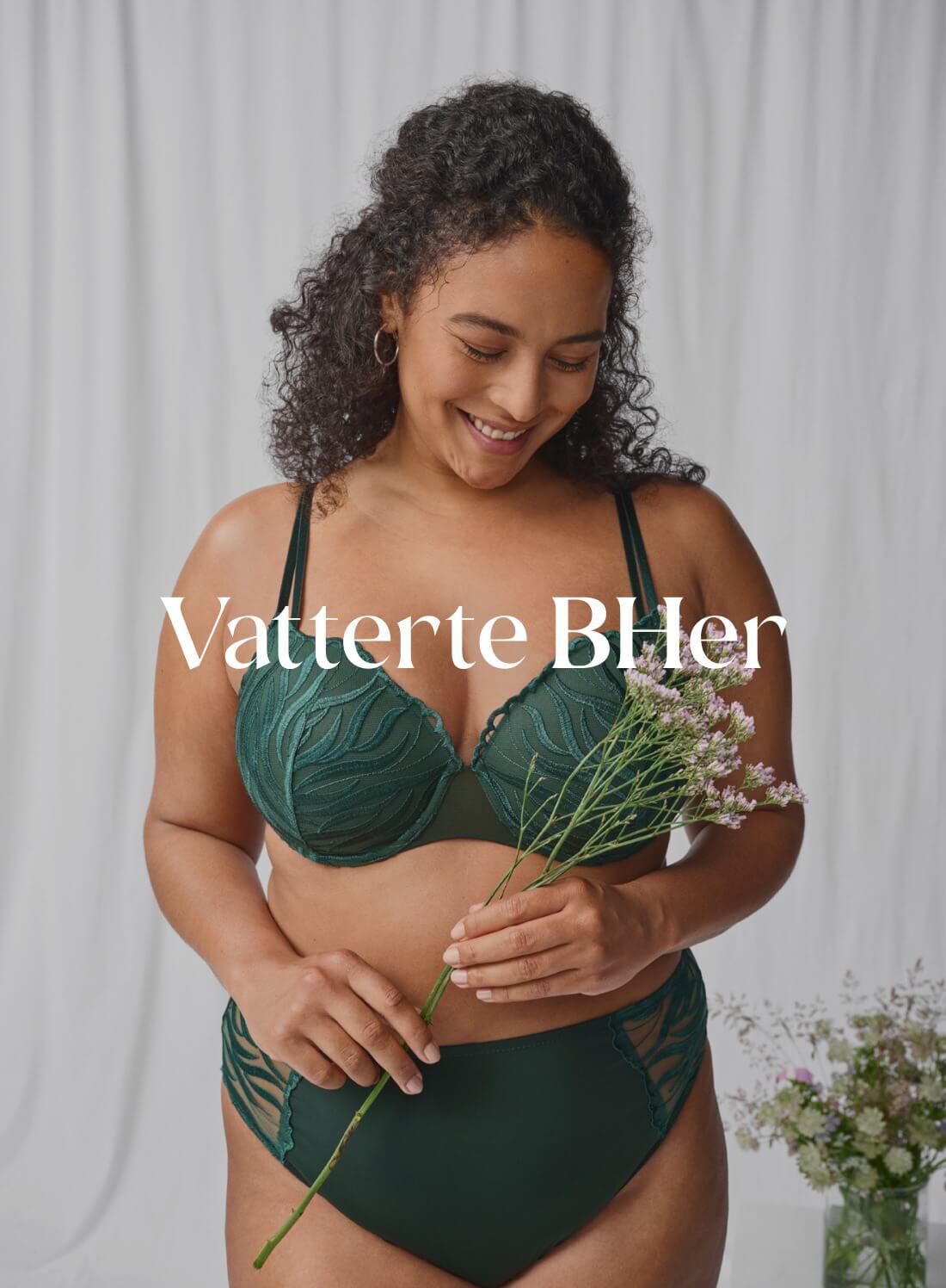 Vatterte BHer i store størrelser til dame - Størrelse 85E-115H - Zizzi