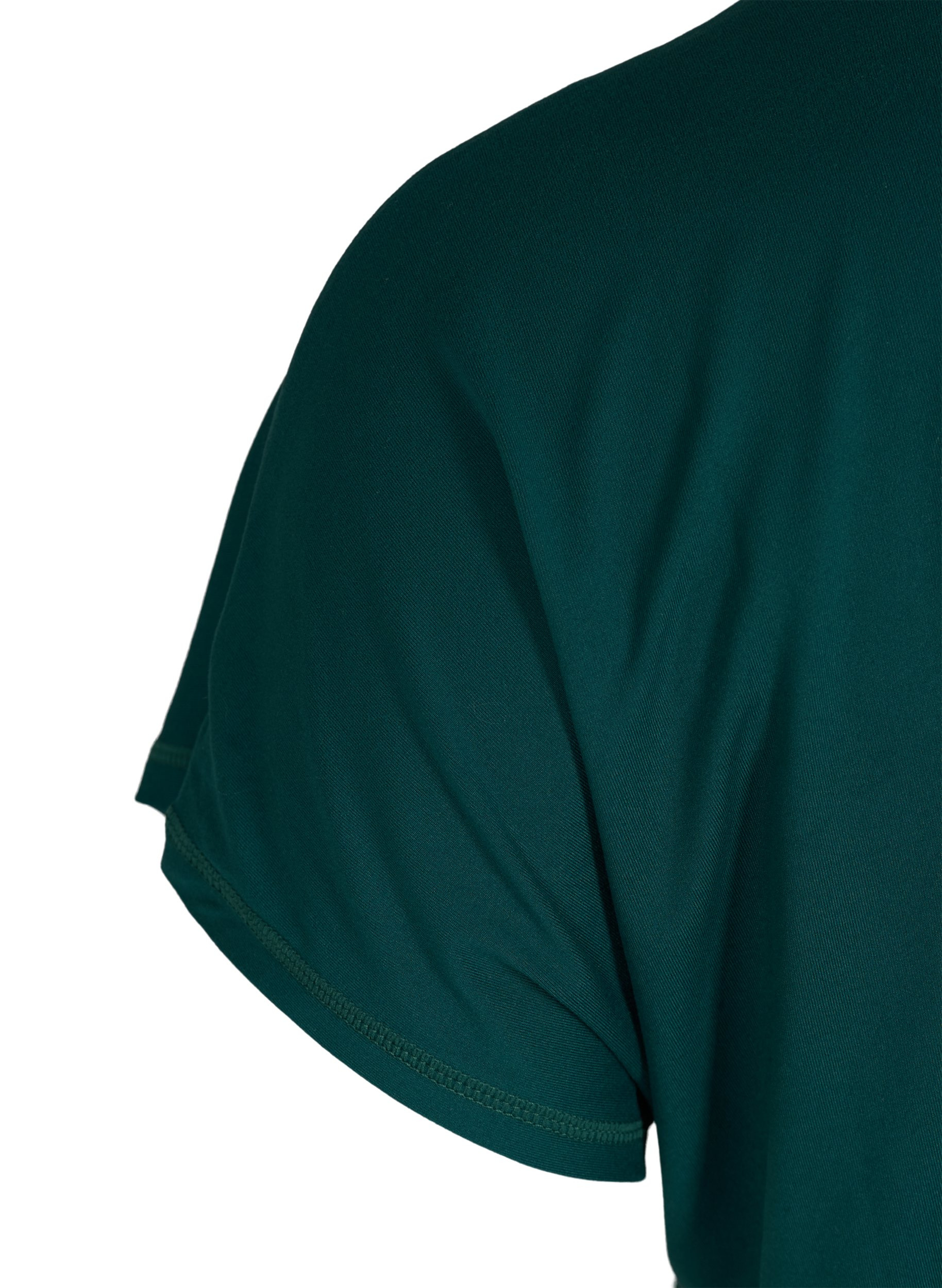 Ensfarget t-skjorte til trening, Deep Teal, Packshot image number 3