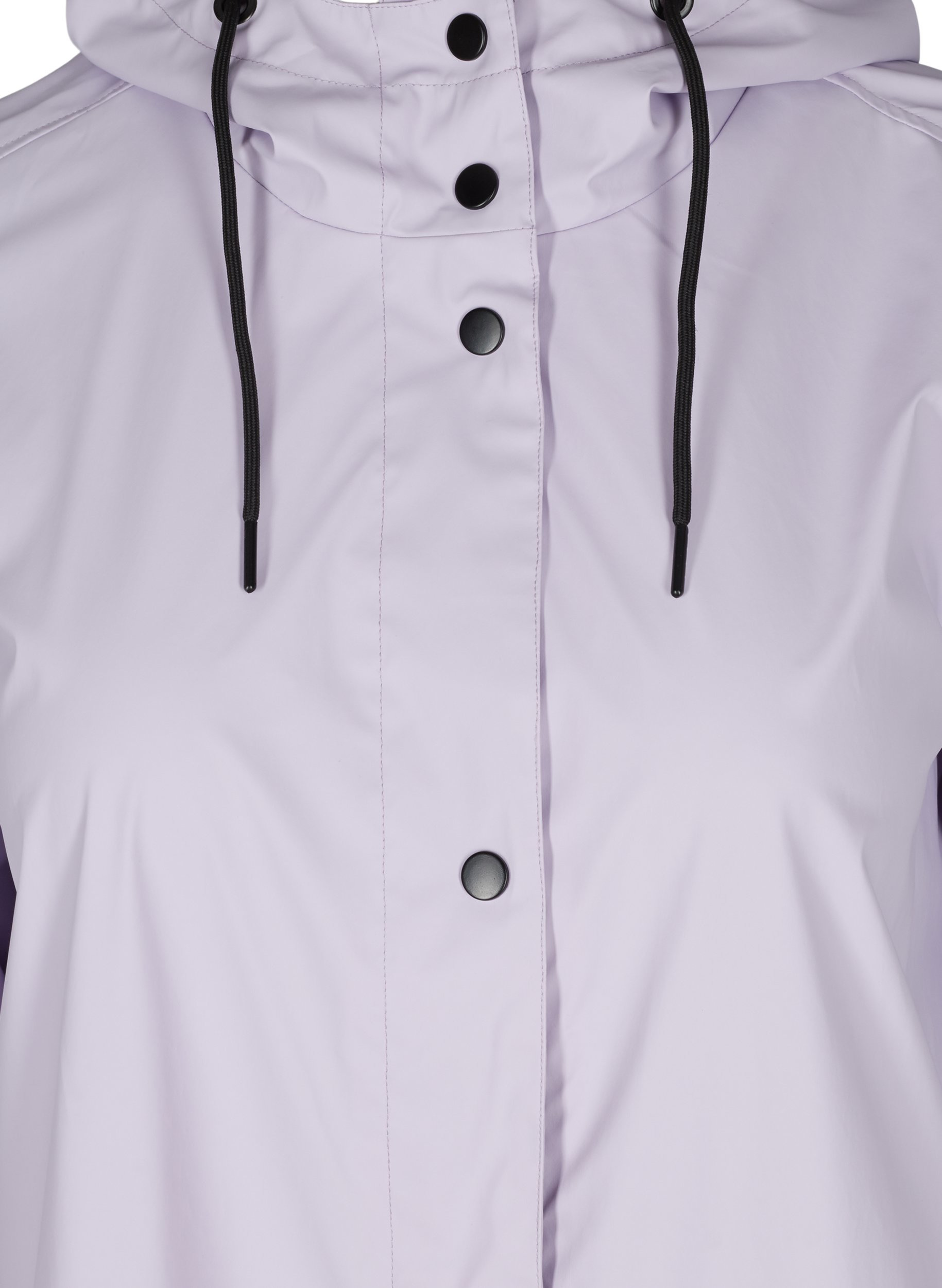 Regnjakke med hette og lommer, Pastel Lilac, Packshot image number 2