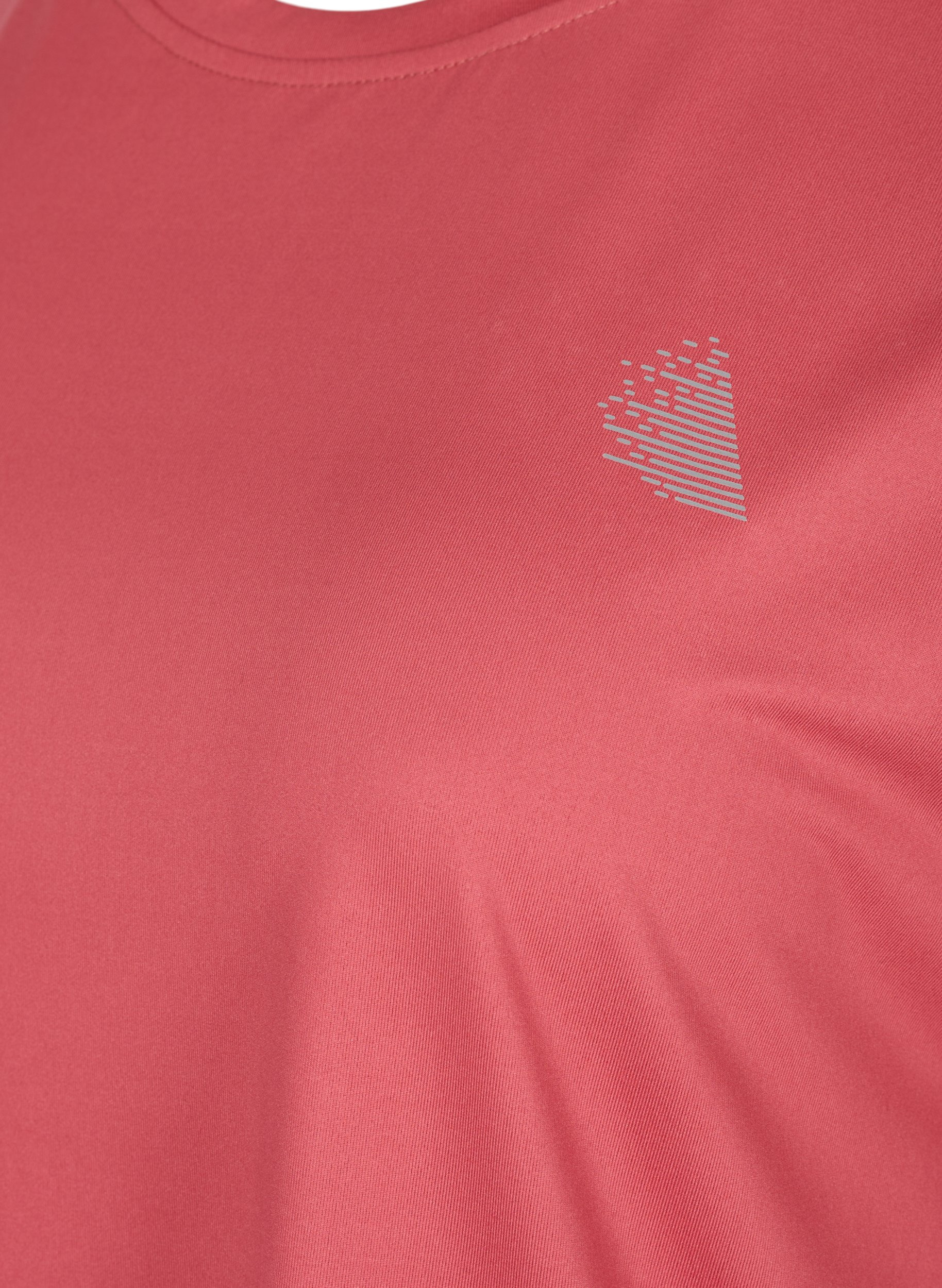 Ensfarget t-skjorte til trening, Garnet Rose, Packshot image number 2