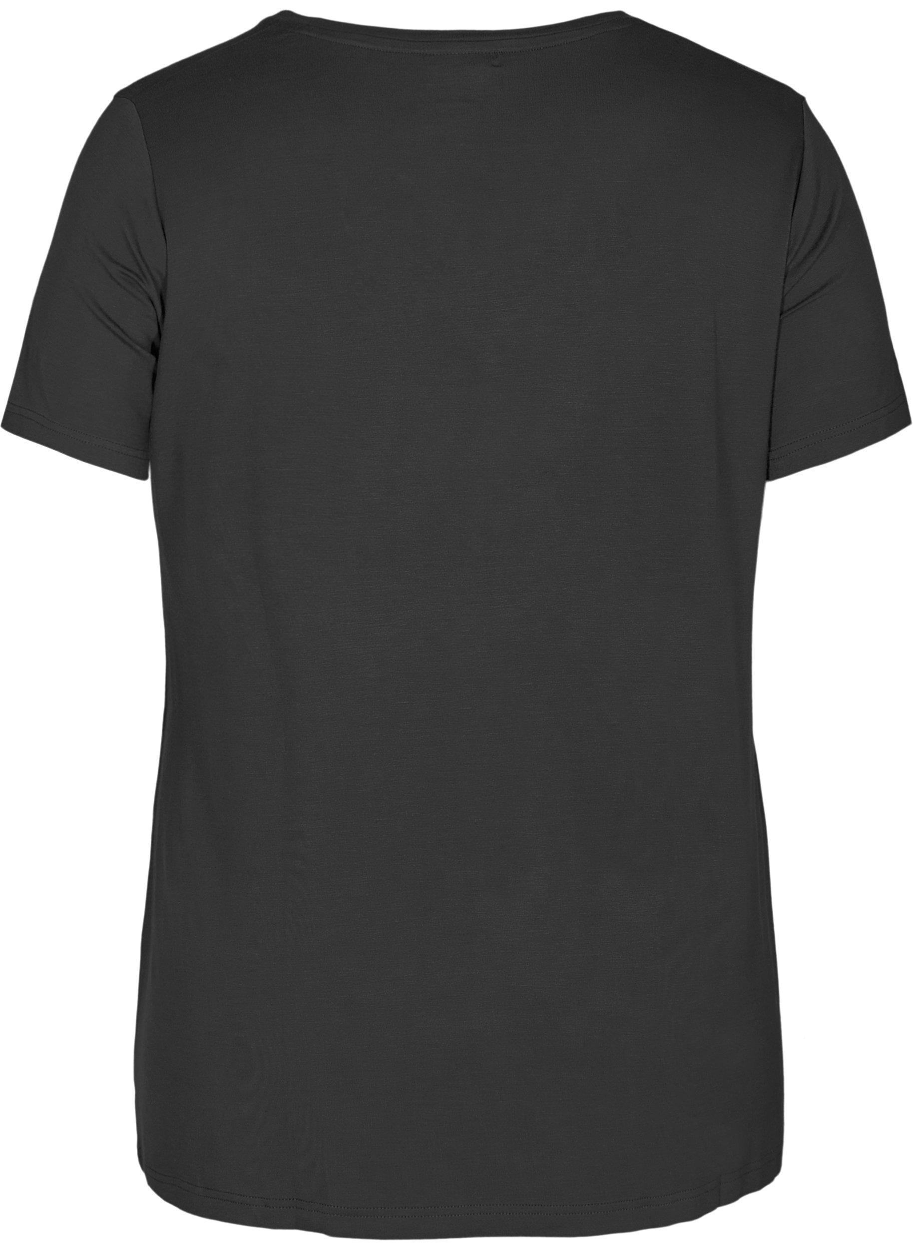 T-skjorte, Black, Packshot image number 1