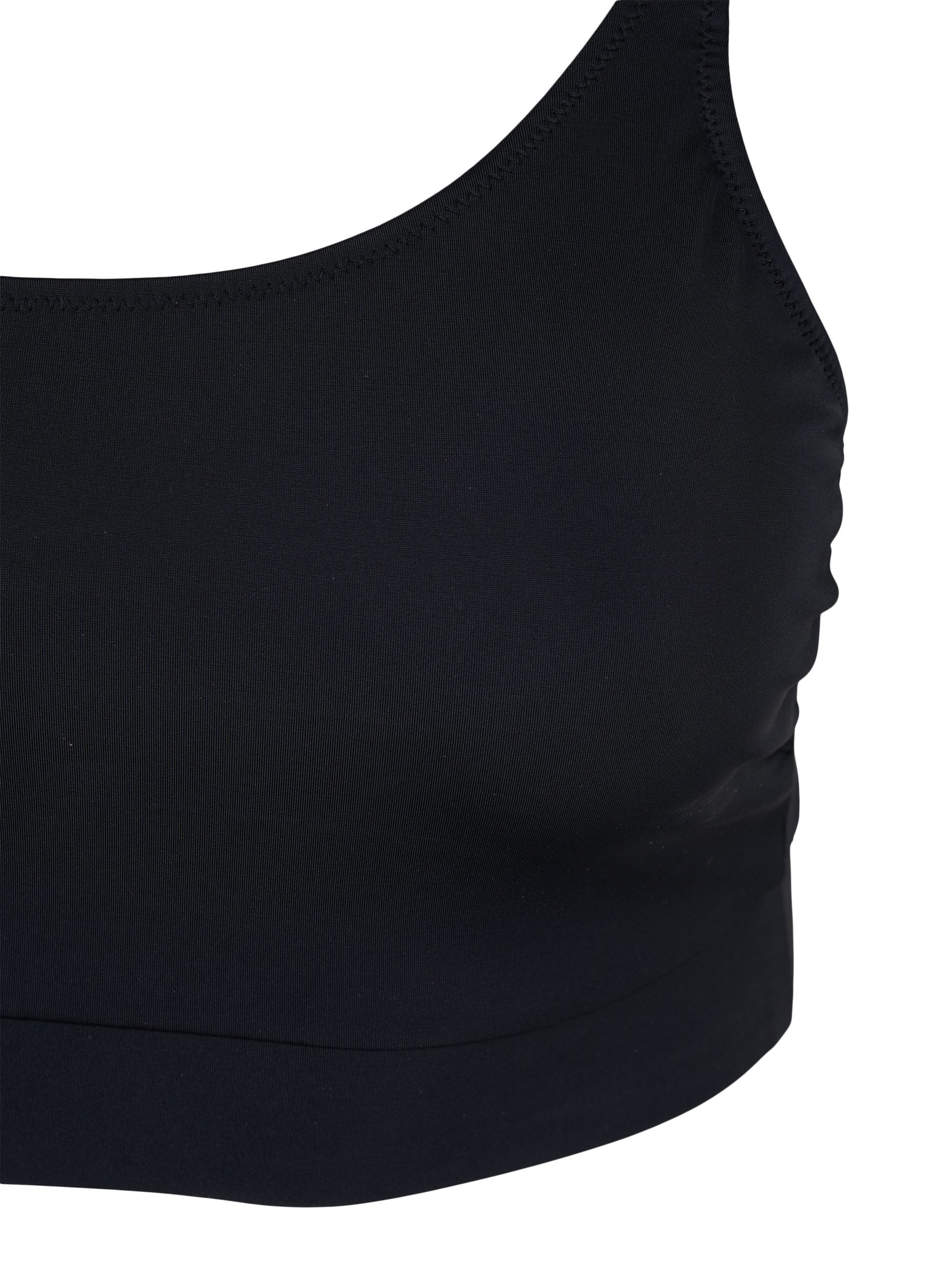 Bikinitopp med regulerbare skulderstropper, Black, Packshot image number 2