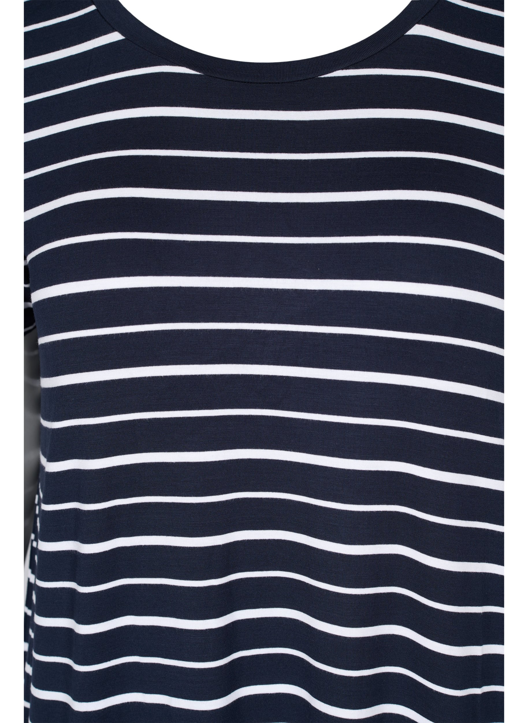 Kjole med korte ermer, Night Sky Stripe, Packshot image number 2