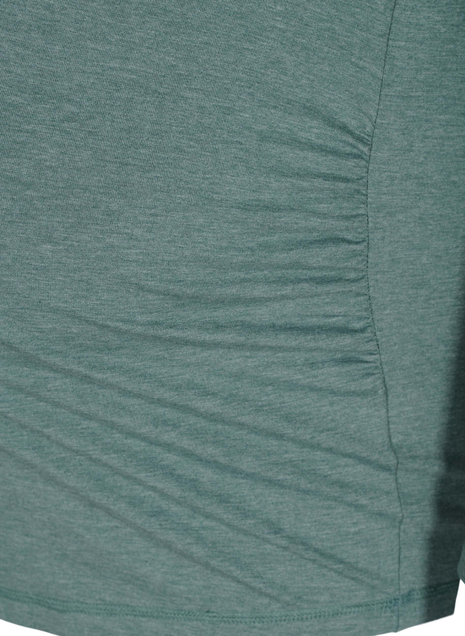 Basisbluse til gravide med lange ermer, Silver Pine, Packshot image number 3