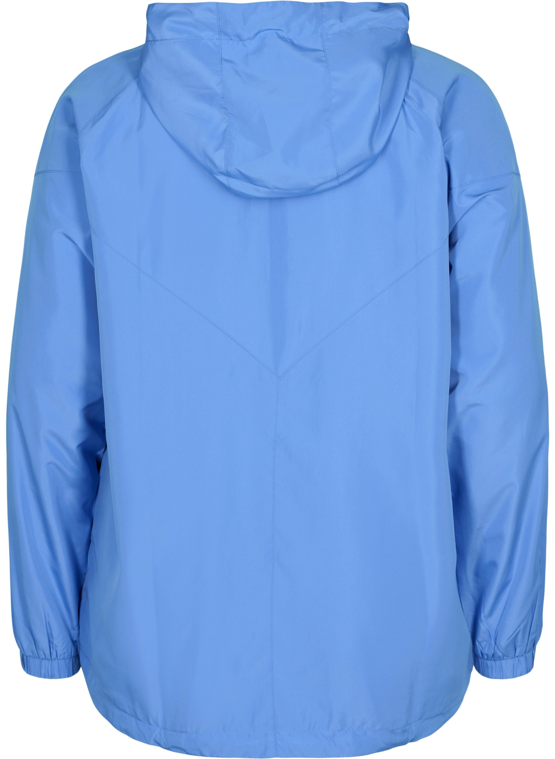 Justerbar kort jakke med hette, Ultramarine, Packshot image number 1