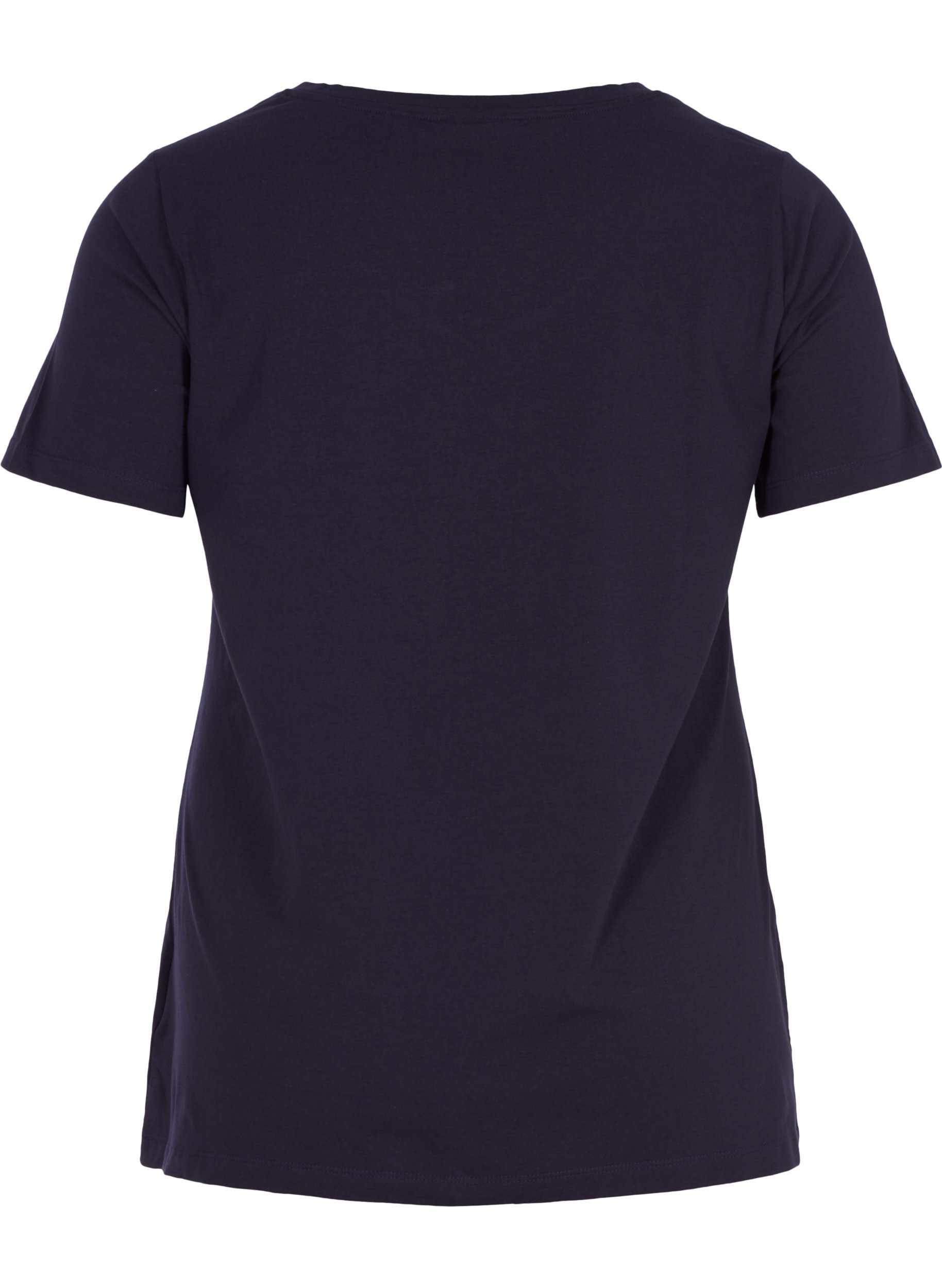 Basis T-skjorte med V-hals, Night Sky, Packshot image number 1