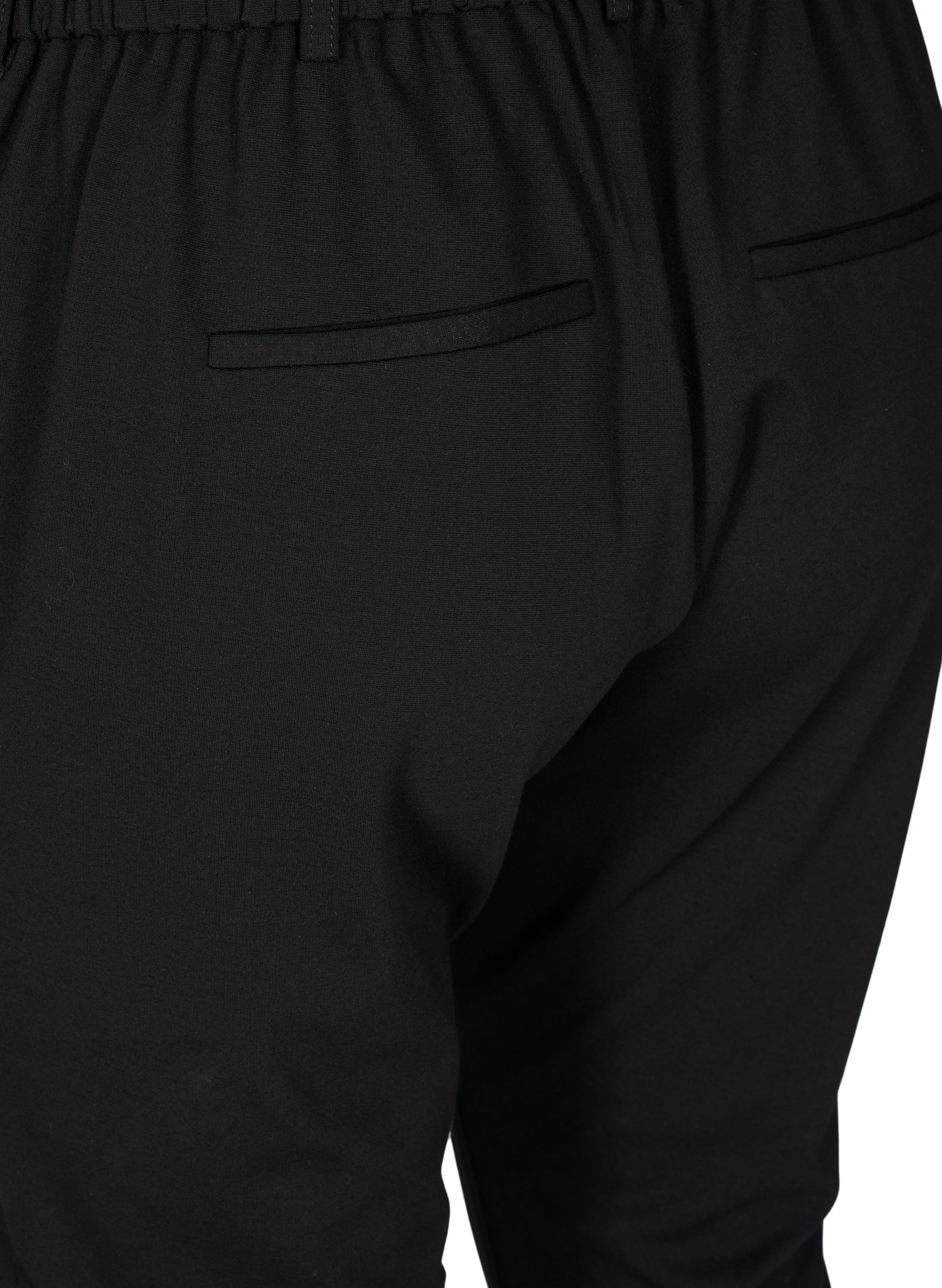 Cropped Maddison bukser med nagler, Black w Studs, Packshot image number 3