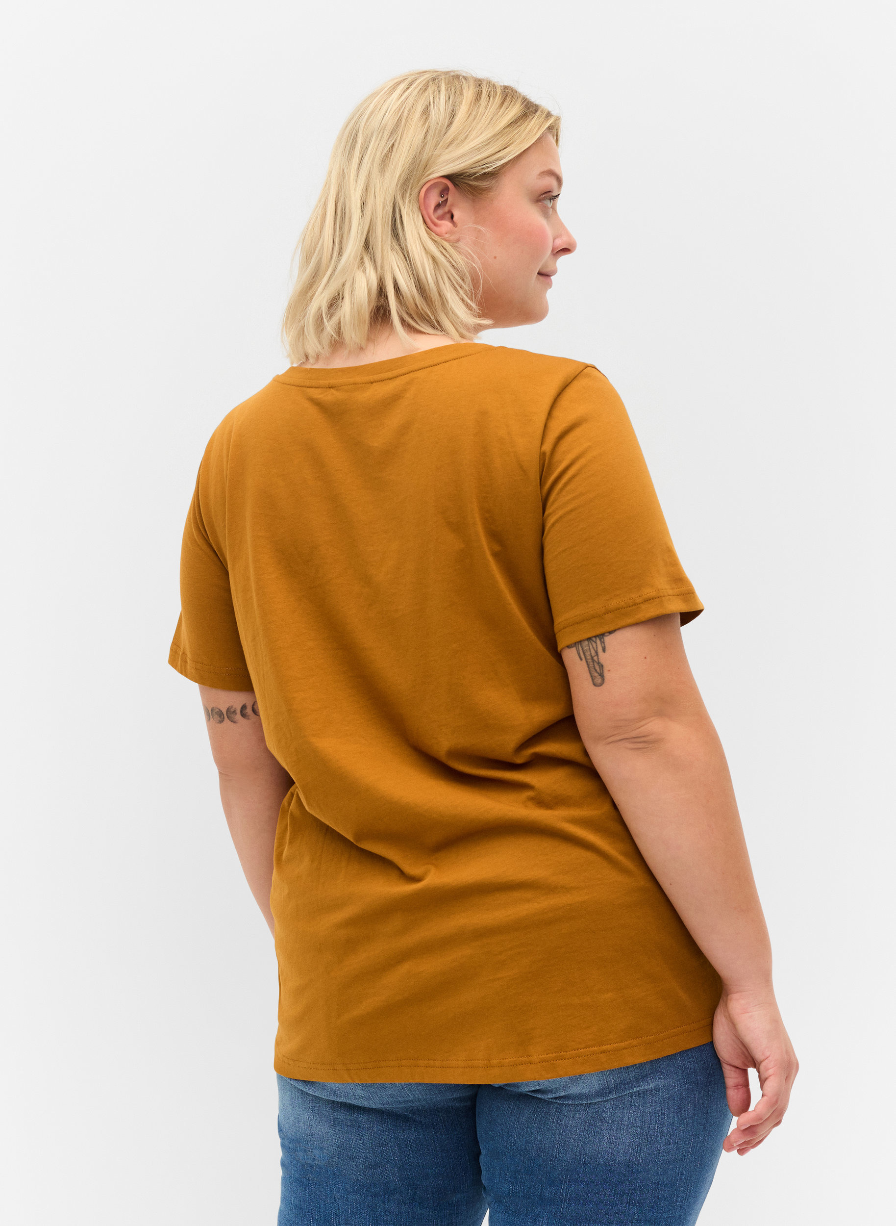 T-skjorte i bomull med trykk, Cathay Spice UPBEAT, Model image number 1