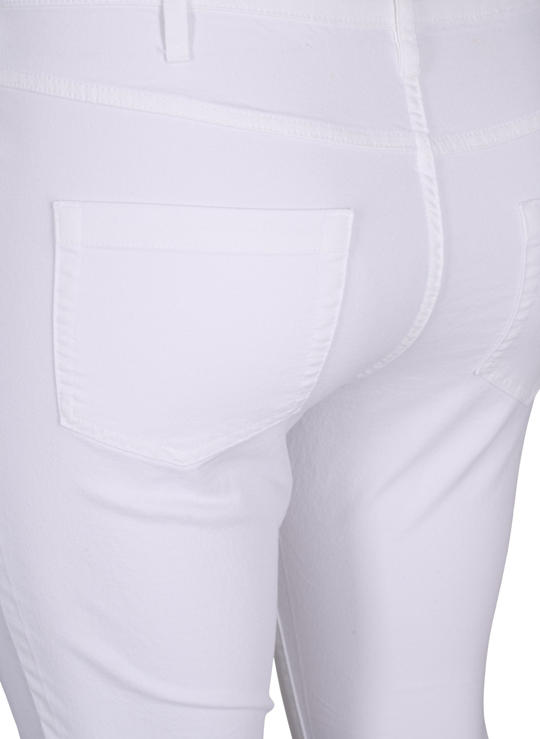 Super slim Amy jeans med høyt liv, White, Packshot image number 3