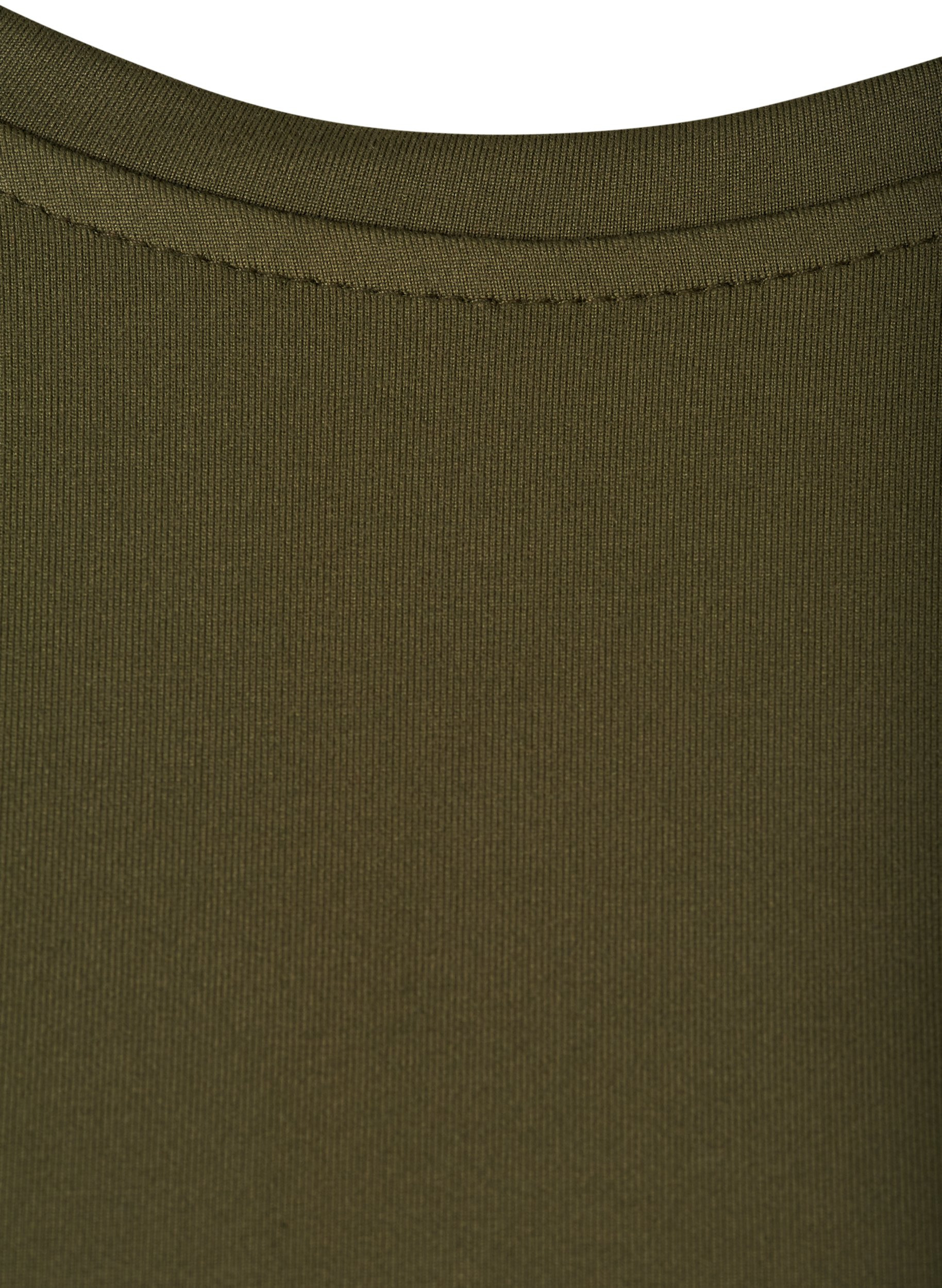 Ensfarget t-skjorte til trening, Ivy Green, Packshot image number 3