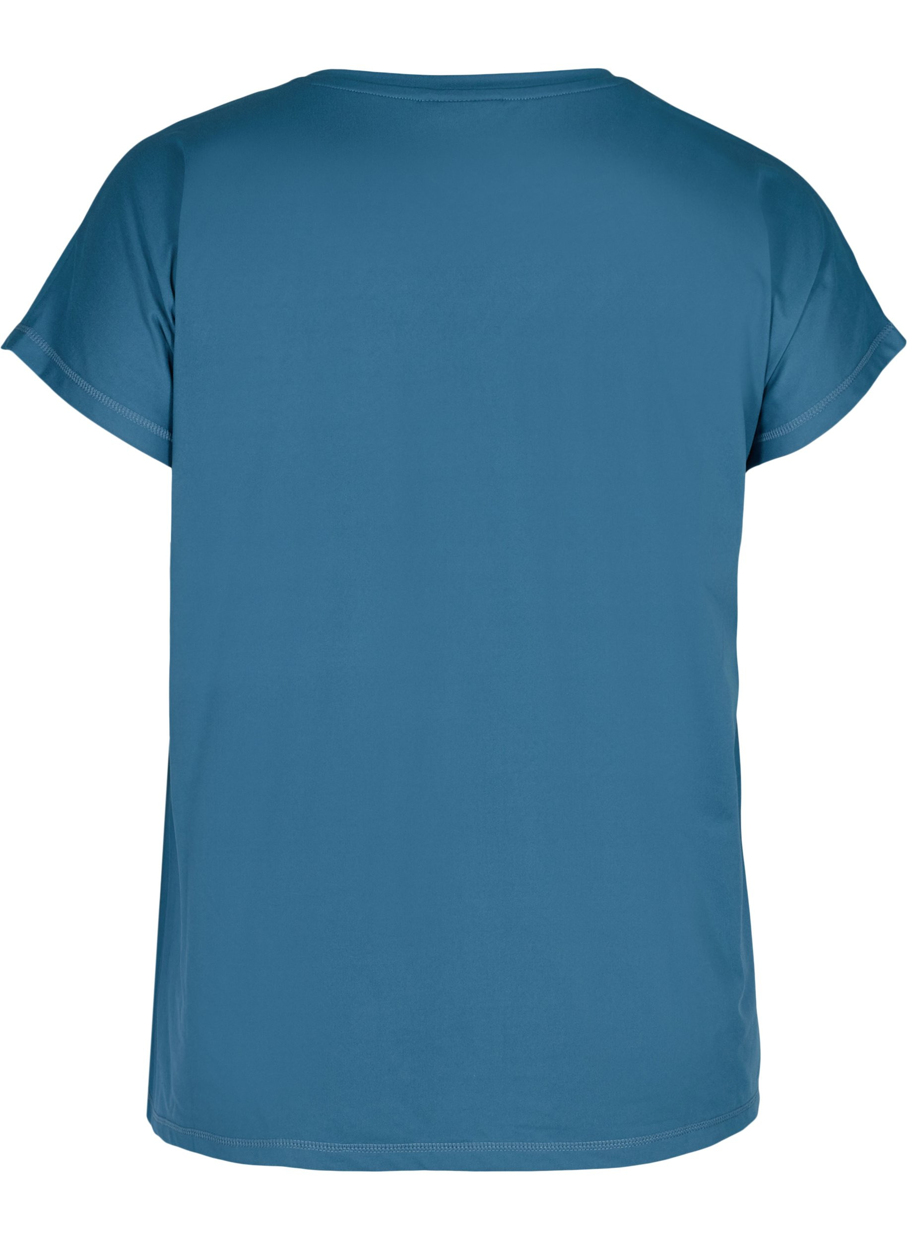 Ensfarget t-skjorte til trening, Midnight, Packshot image number 1