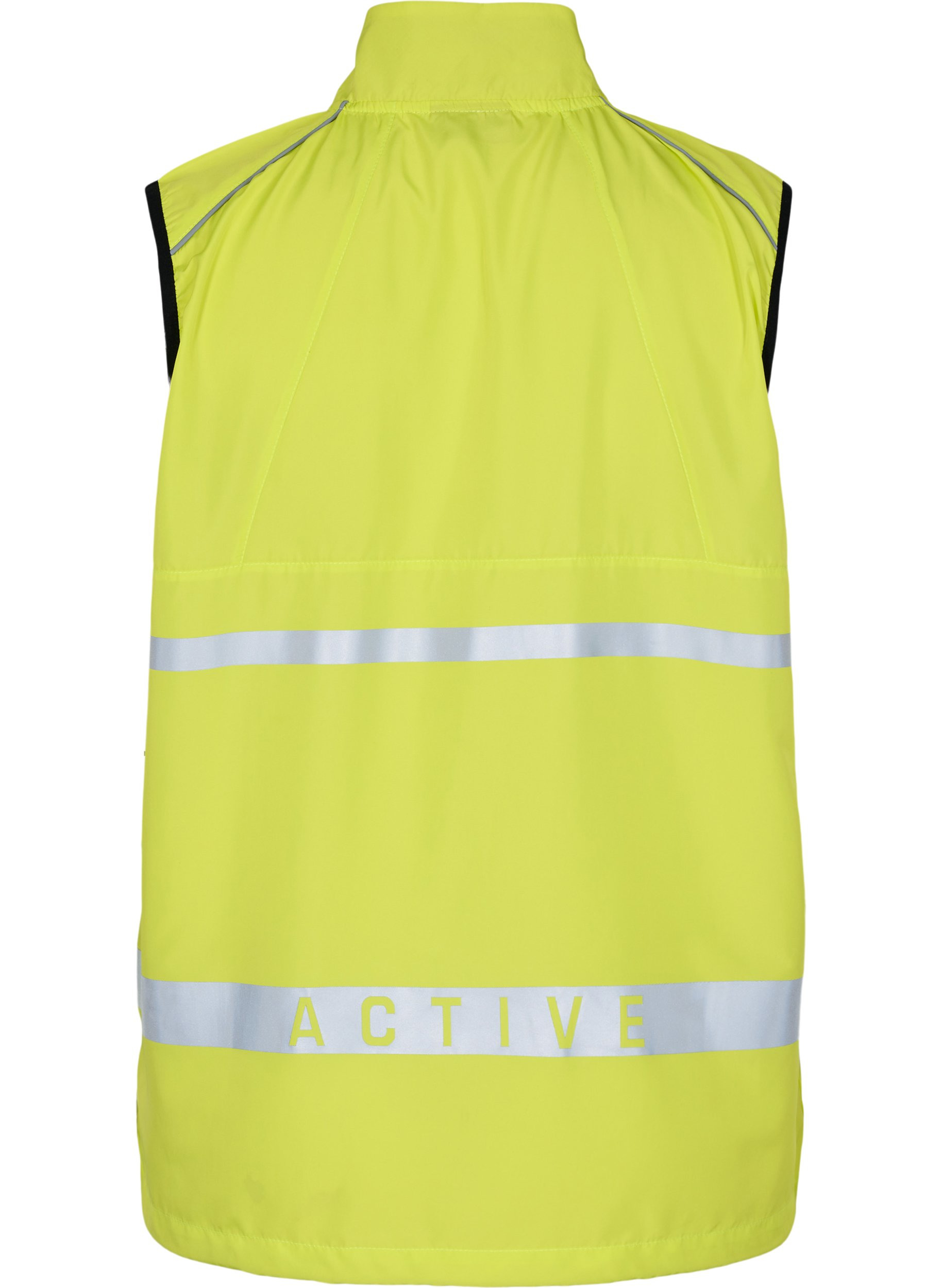 Gul treningsvest med refleks, Neon Yellow, Packshot image number 1