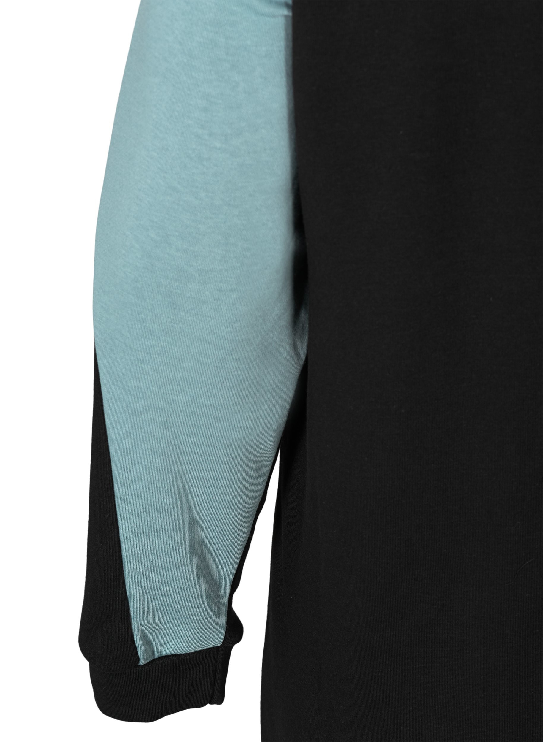 Kjole med glidelåsdetalj, Black Comb, Packshot image number 3