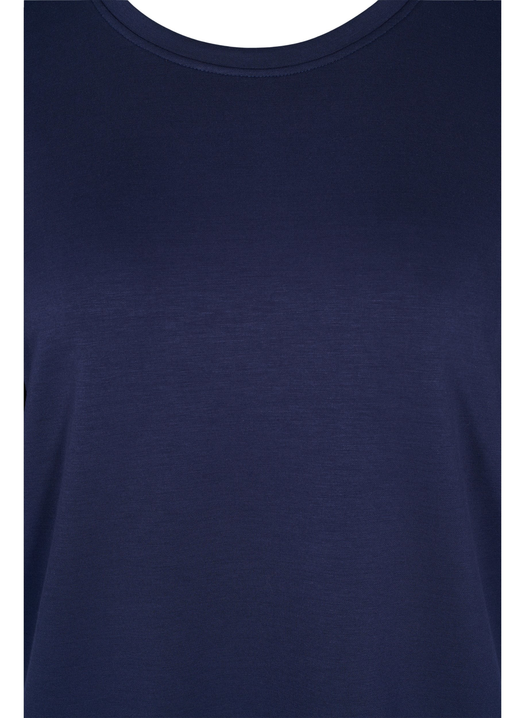 Bluse med 3/4-ermer, Navy Blazer, Packshot image number 2