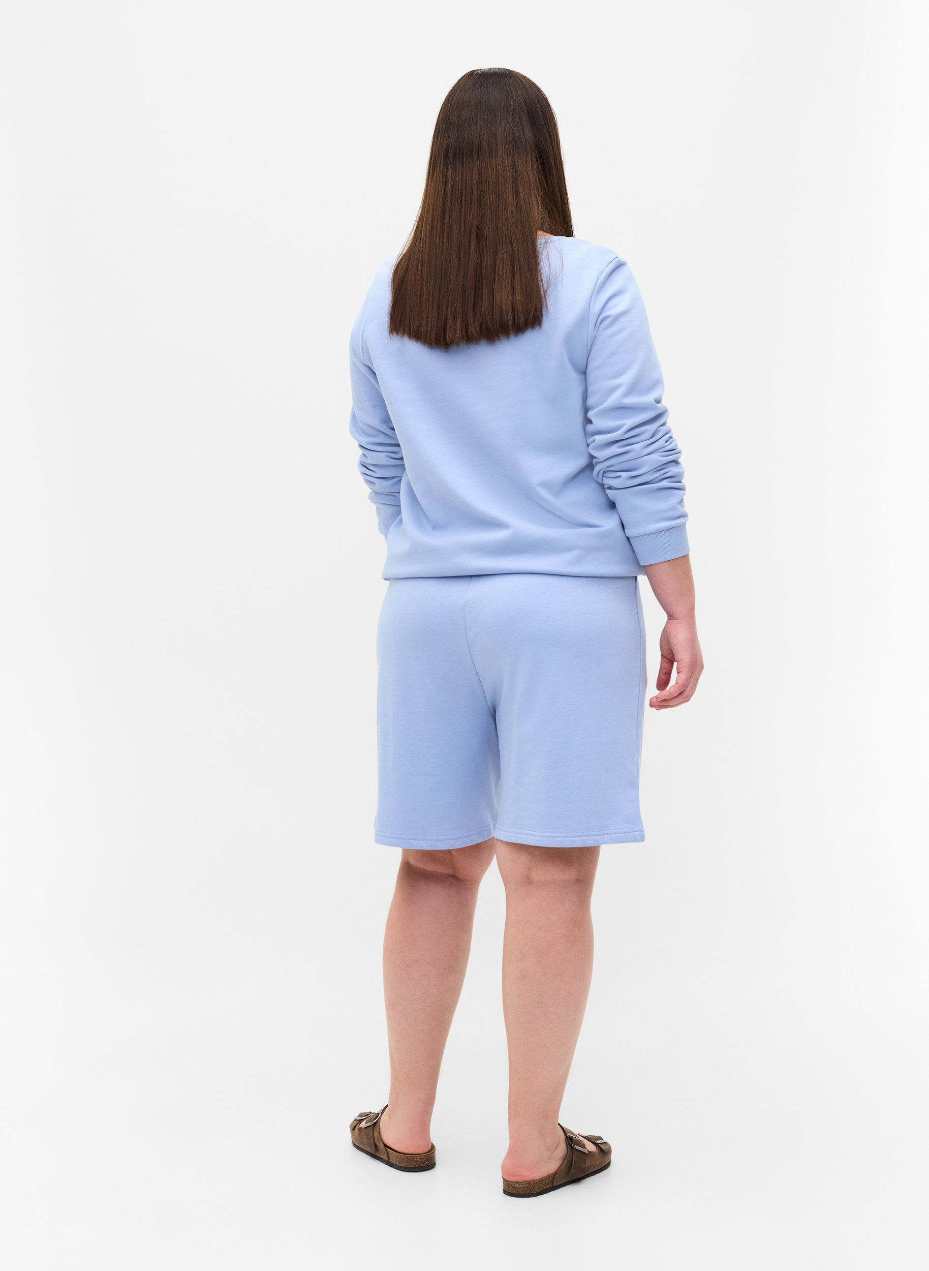 Shorts med trykk, Blue Heron, Model