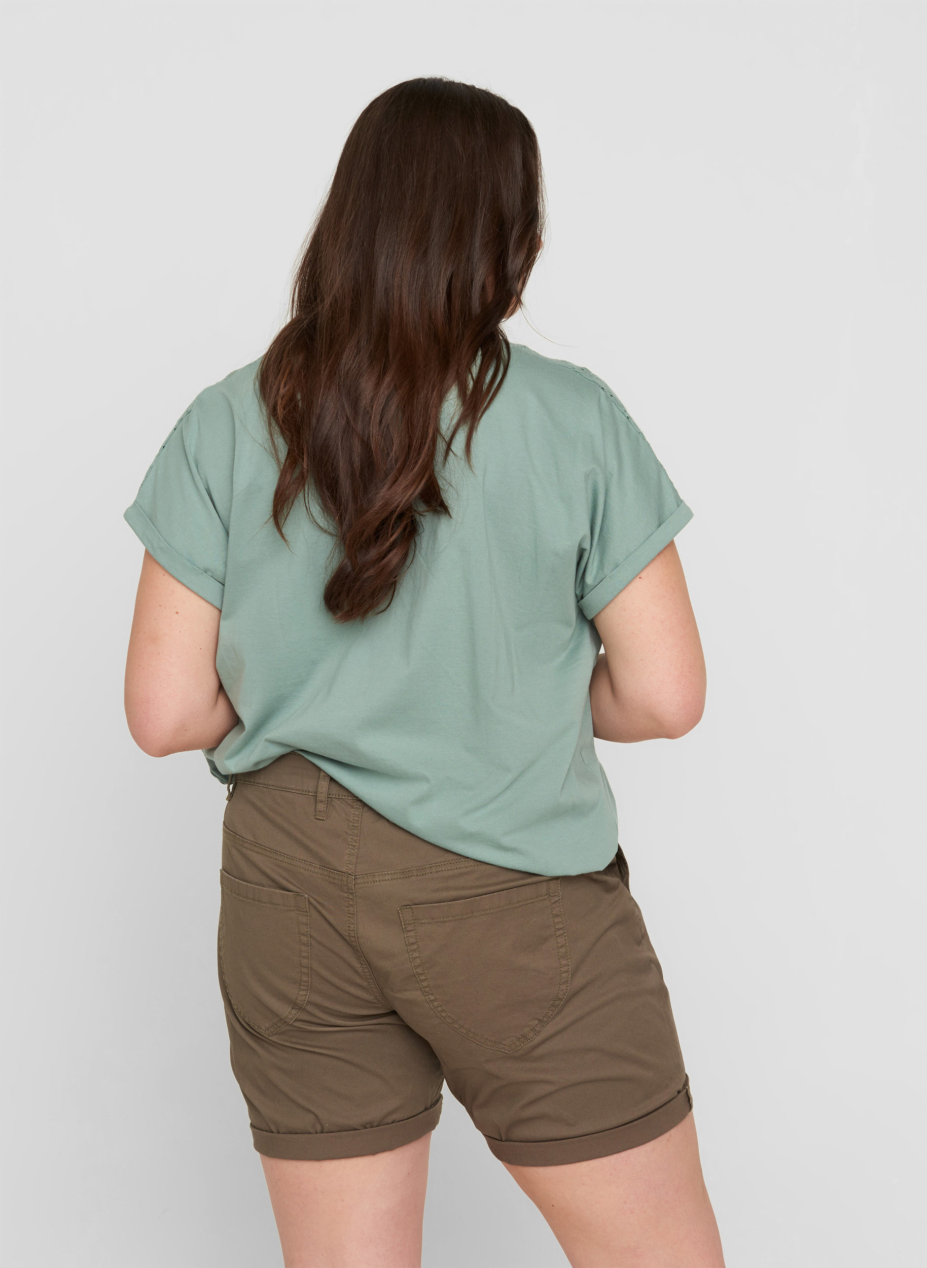 Regular fit shorts med lommer, Tarmac, Model image number 1