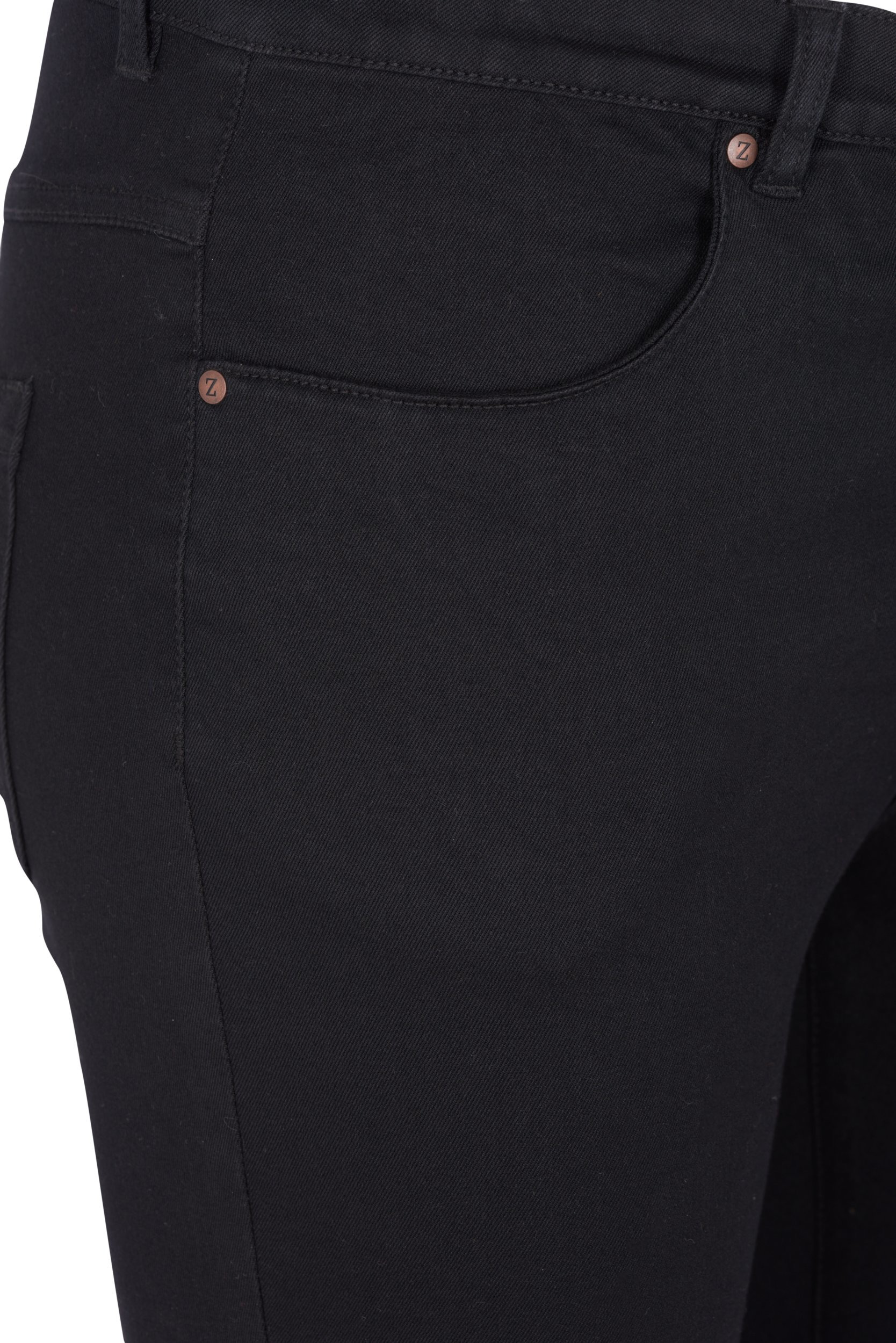 Super slim Amy jeans med høyt liv, Black, Packshot image number 2