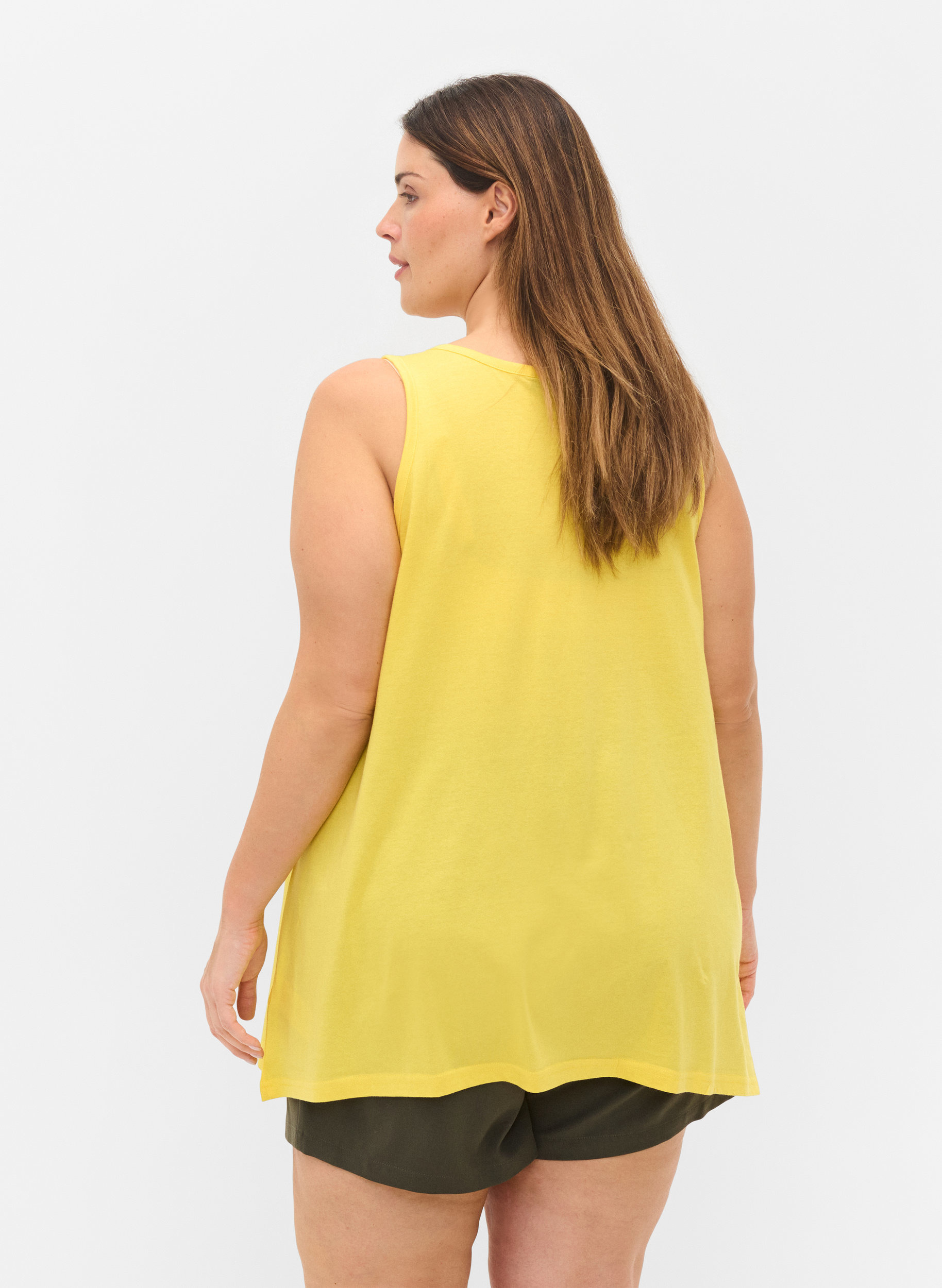 Topp med A-form, Primrose Yellow, Model image number 1
