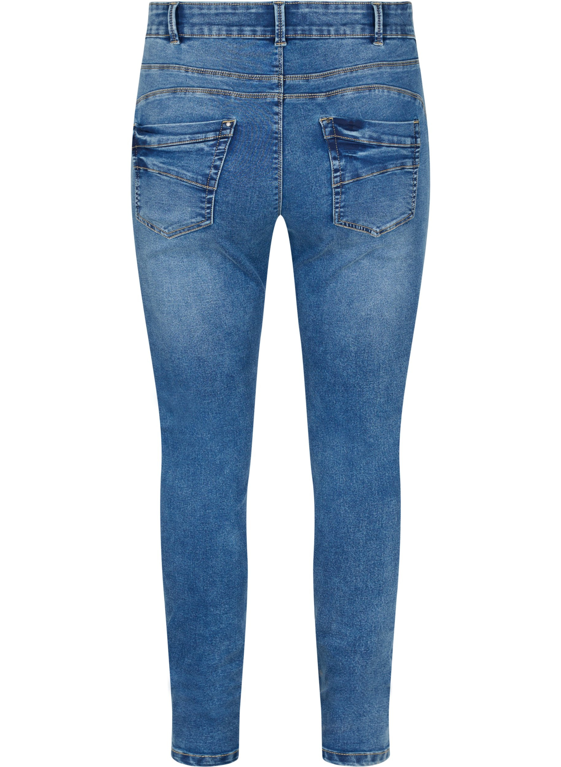 Ekstra slim Sanna jeans, Blue denim, Packshot image number 1