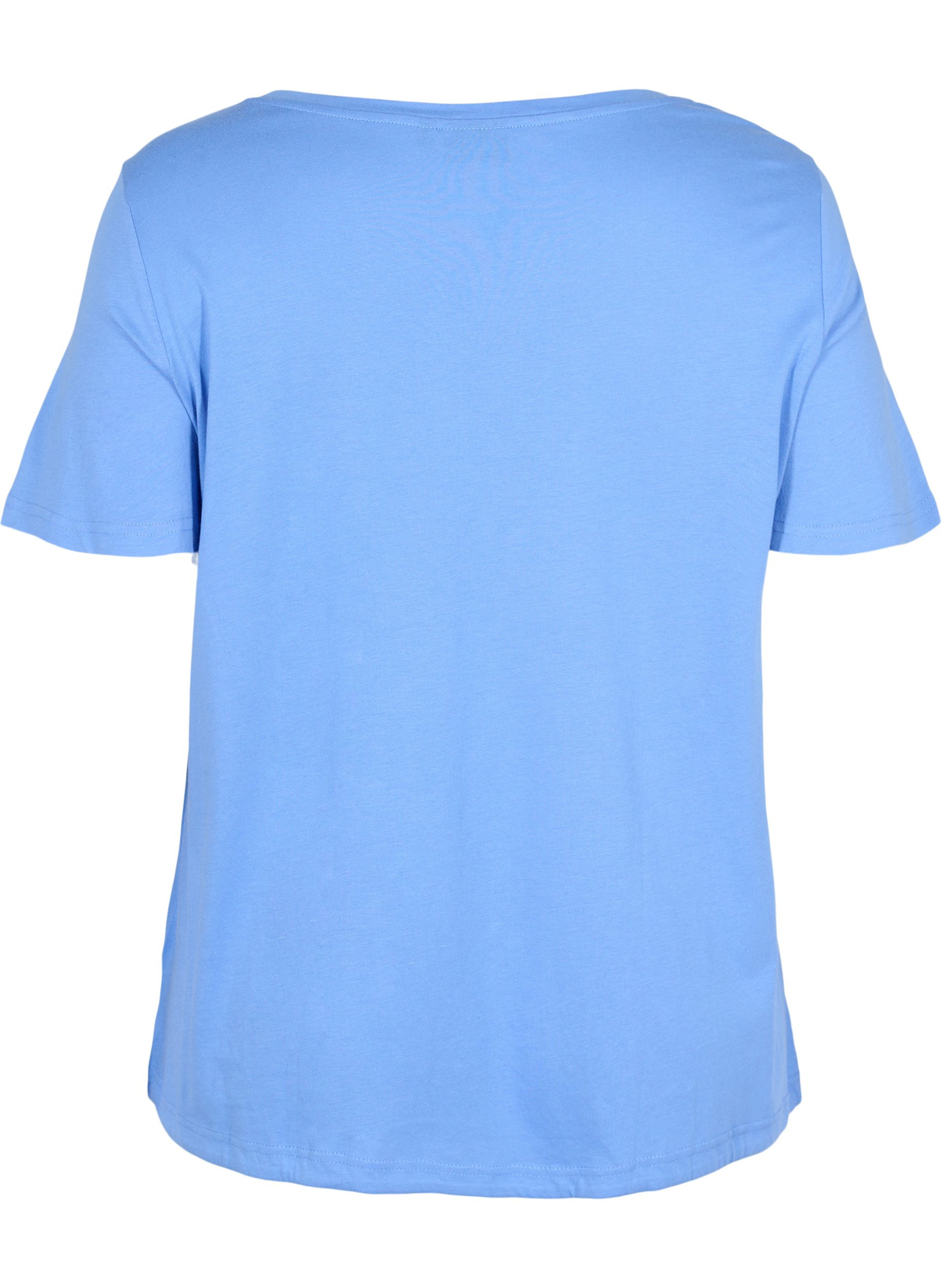 T-skjorte med justerbar bunn, Ultramarine, Packshot image number 1