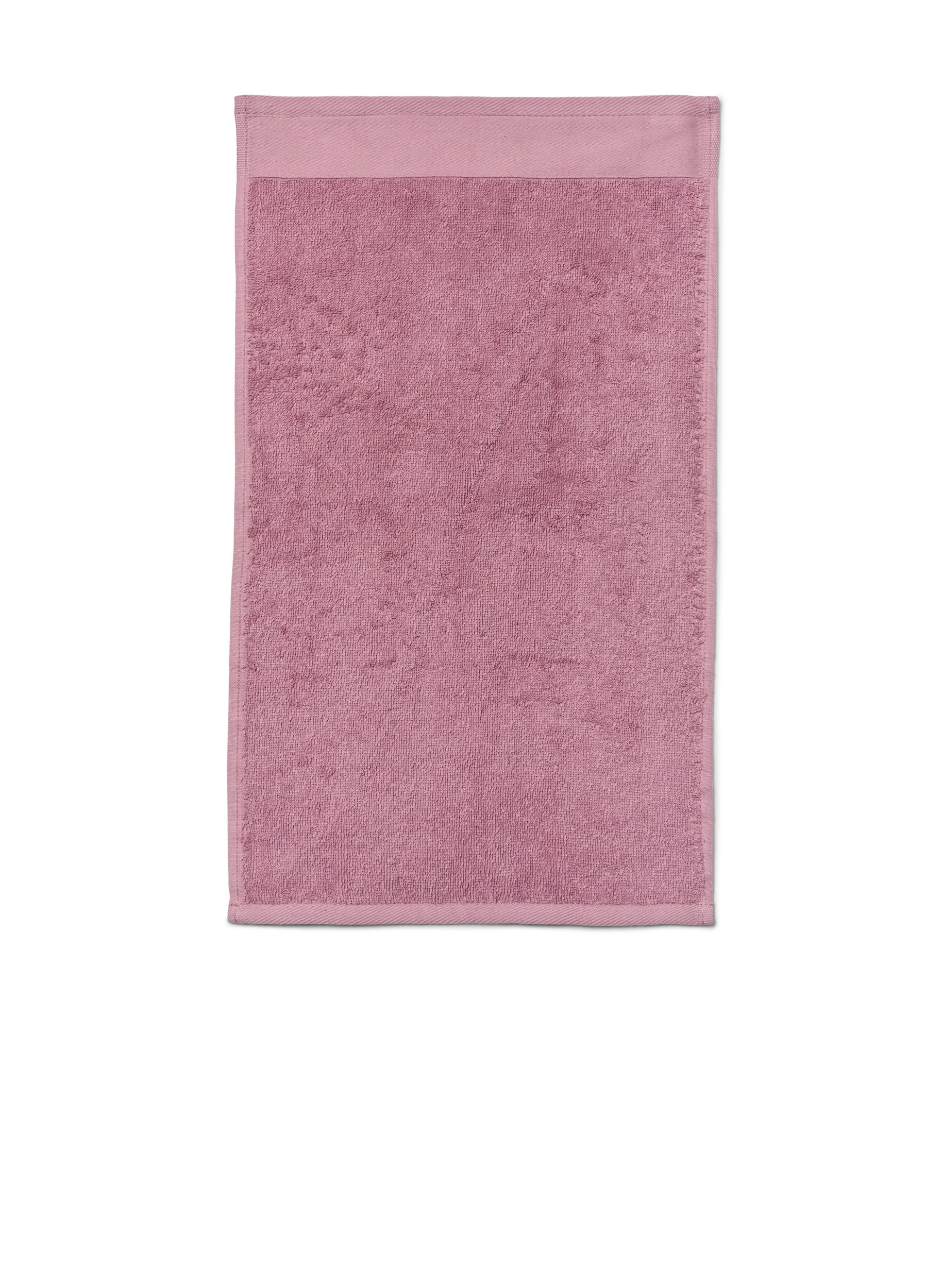 Håndkle i bomullsfrotté, Deauville Mauve, Packshot image number 1