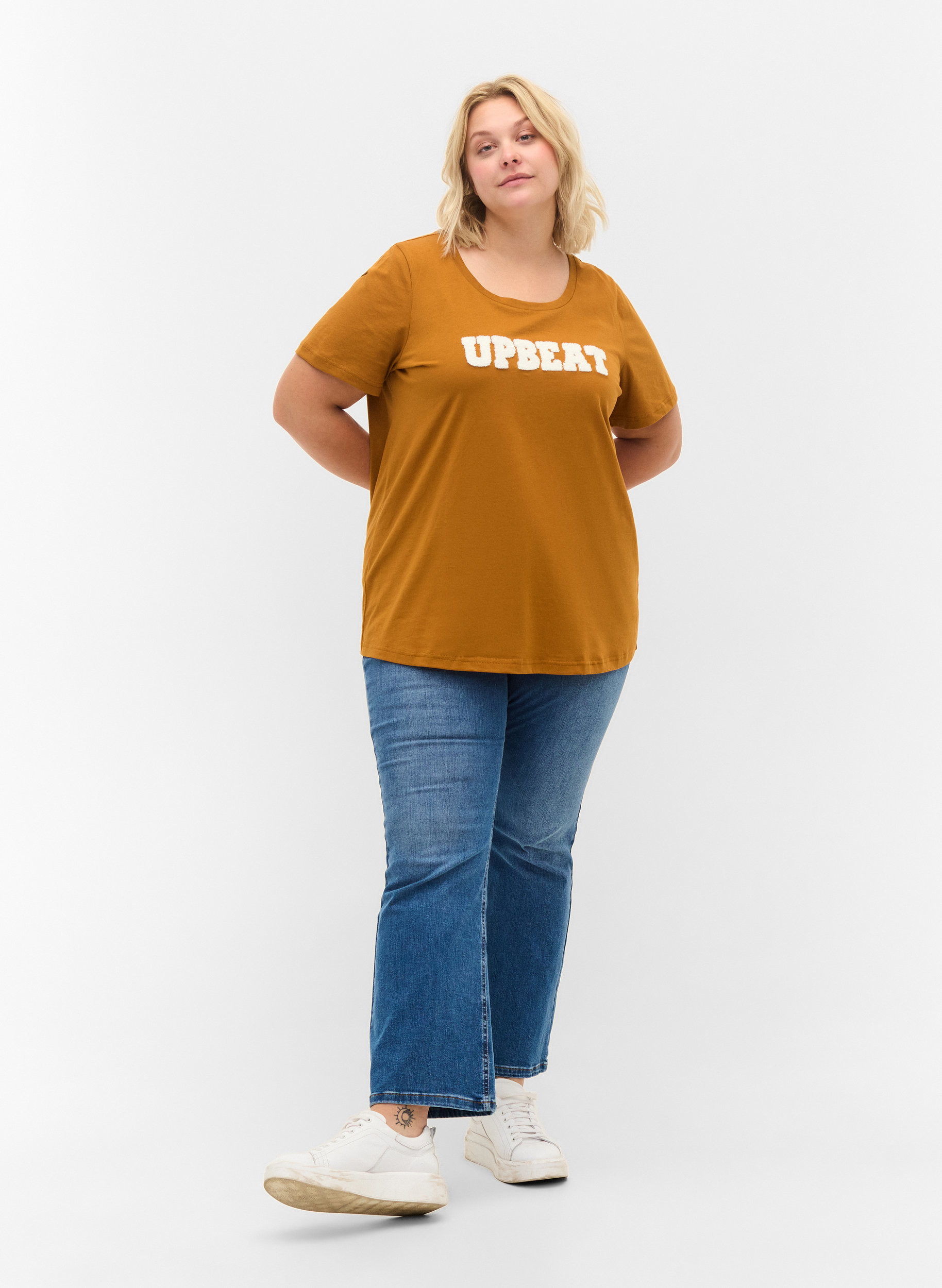 T-skjorte i bomull med trykk, Cathay Spice UPBEAT, Model image number 2