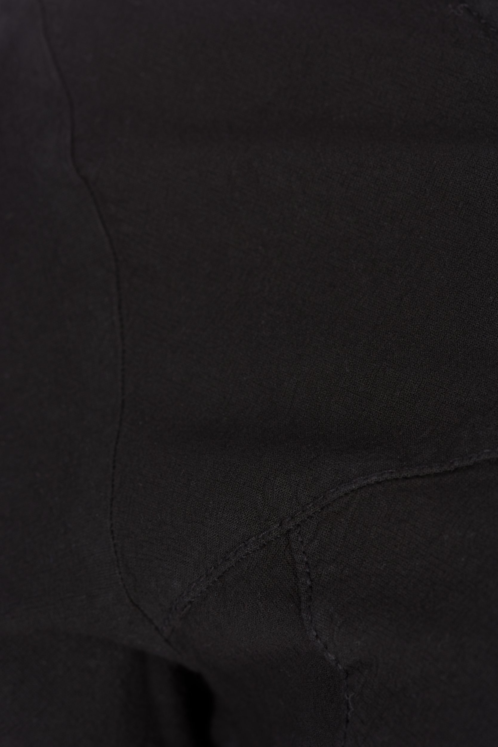 Kortermet kjole i bomull, Black, Packshot image number 2