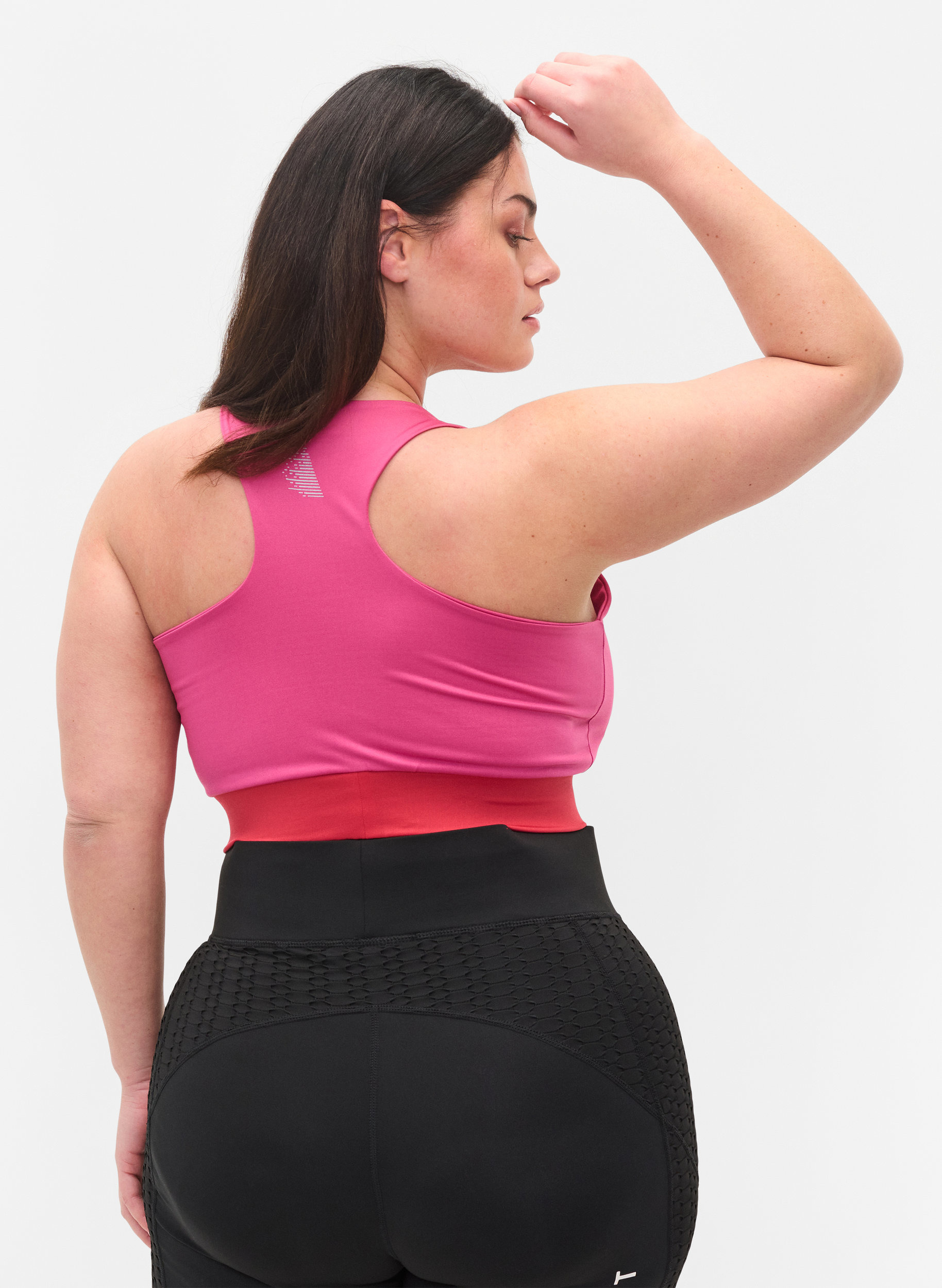 Sports-BH med mesh, Fuchsia Purple, Model