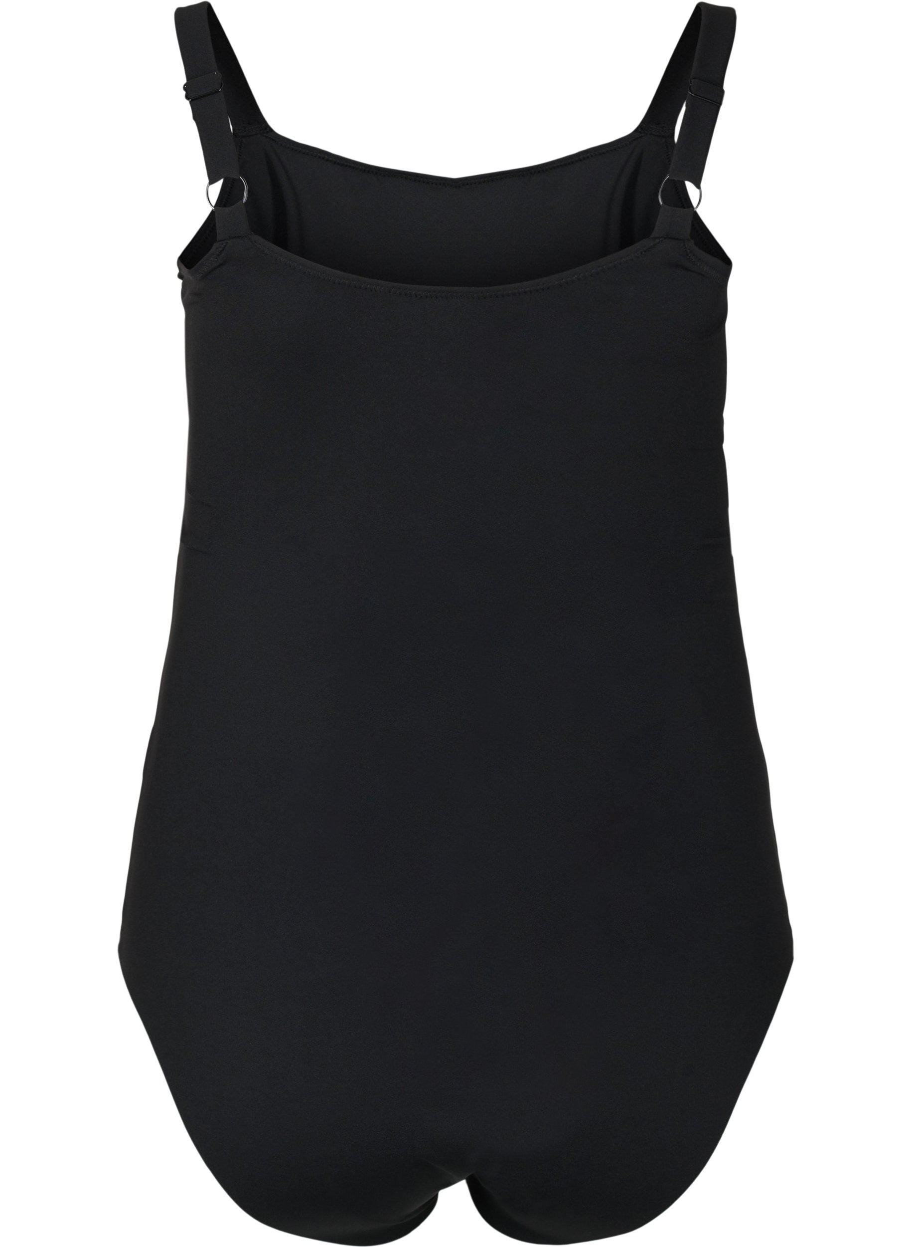Light shapewear body med justerbare stropper, Black, Packshot image number 1