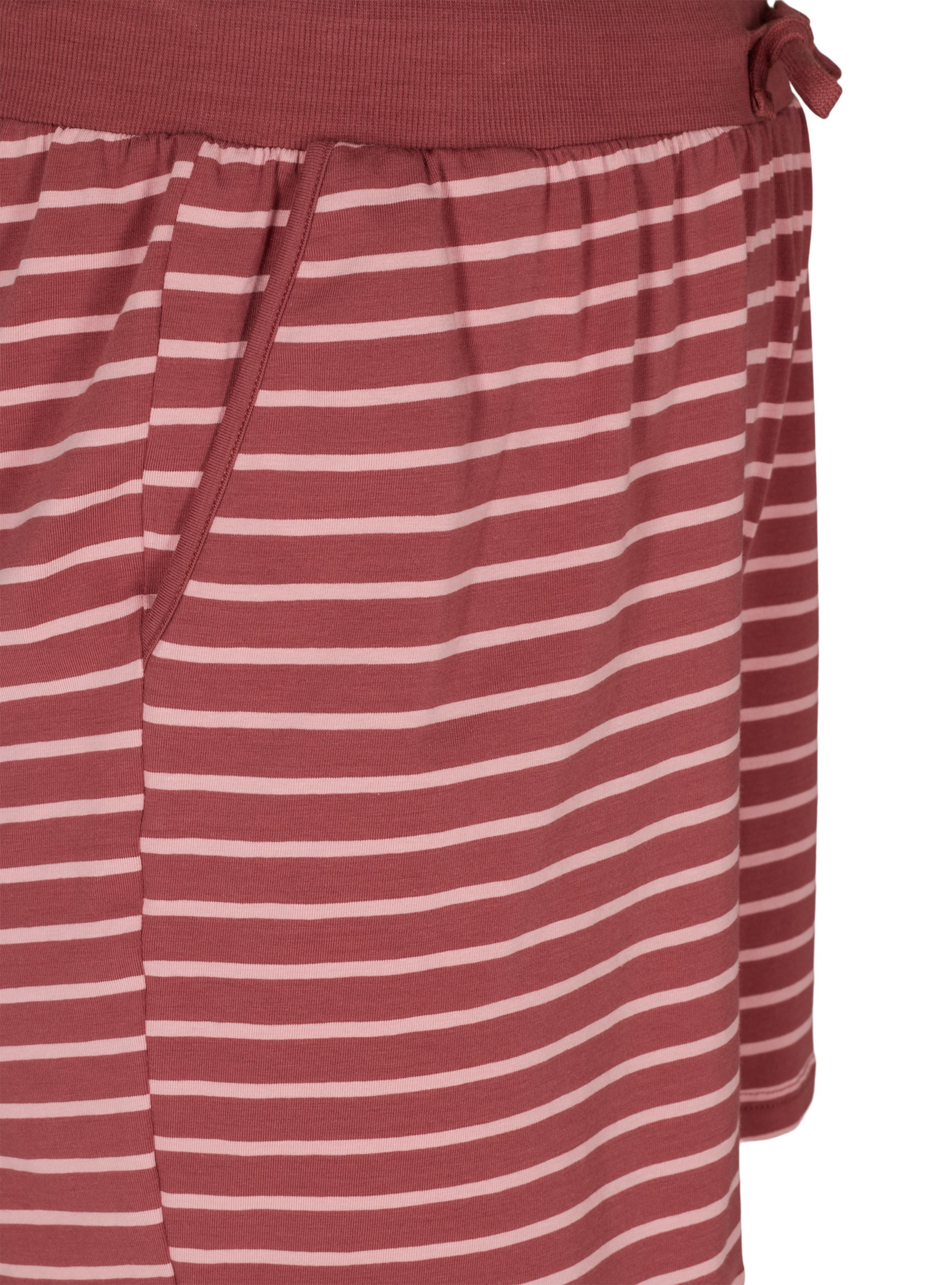 Bomullsshorts med lommer, Apple Butter Stripe, Packshot image number 2
