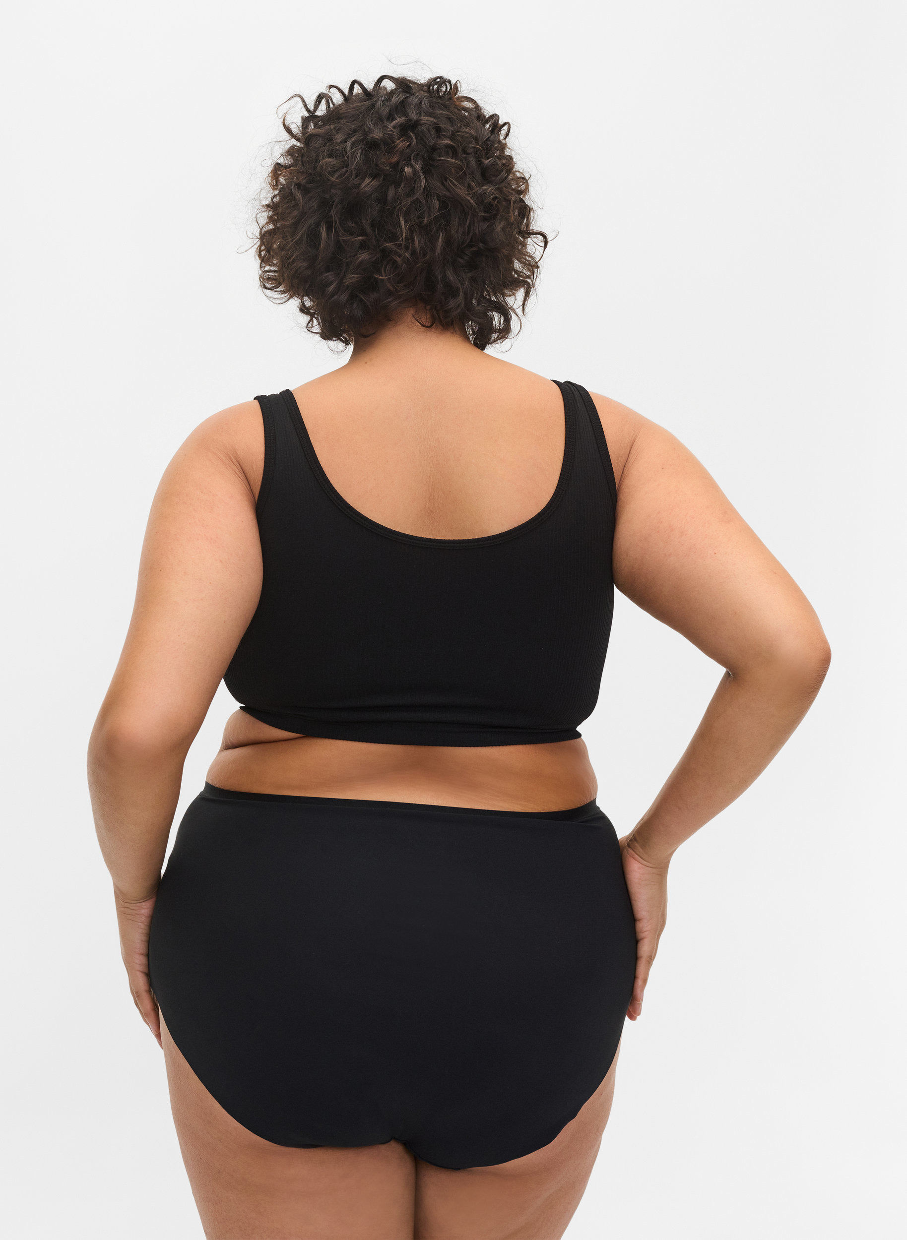 Truse med ekstra høyt liv, Black, Model