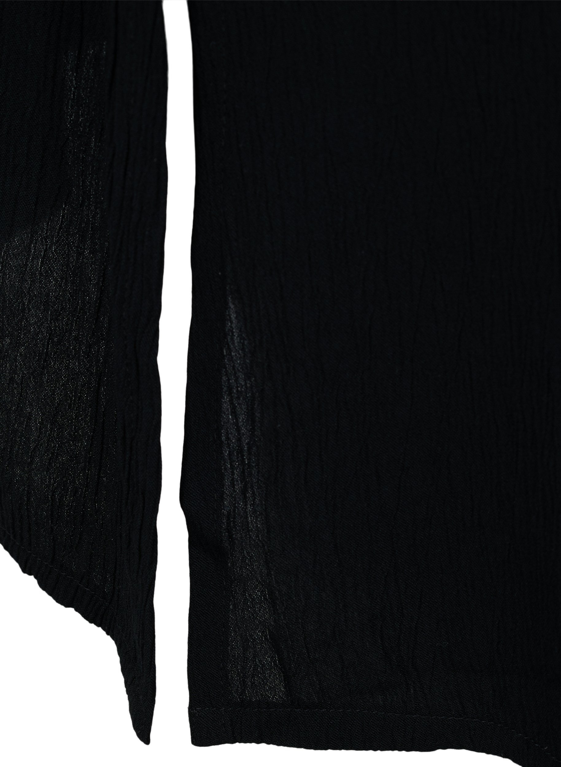 Strandkjole i viskose med justerbar knyting, Black, Packshot image number 2
