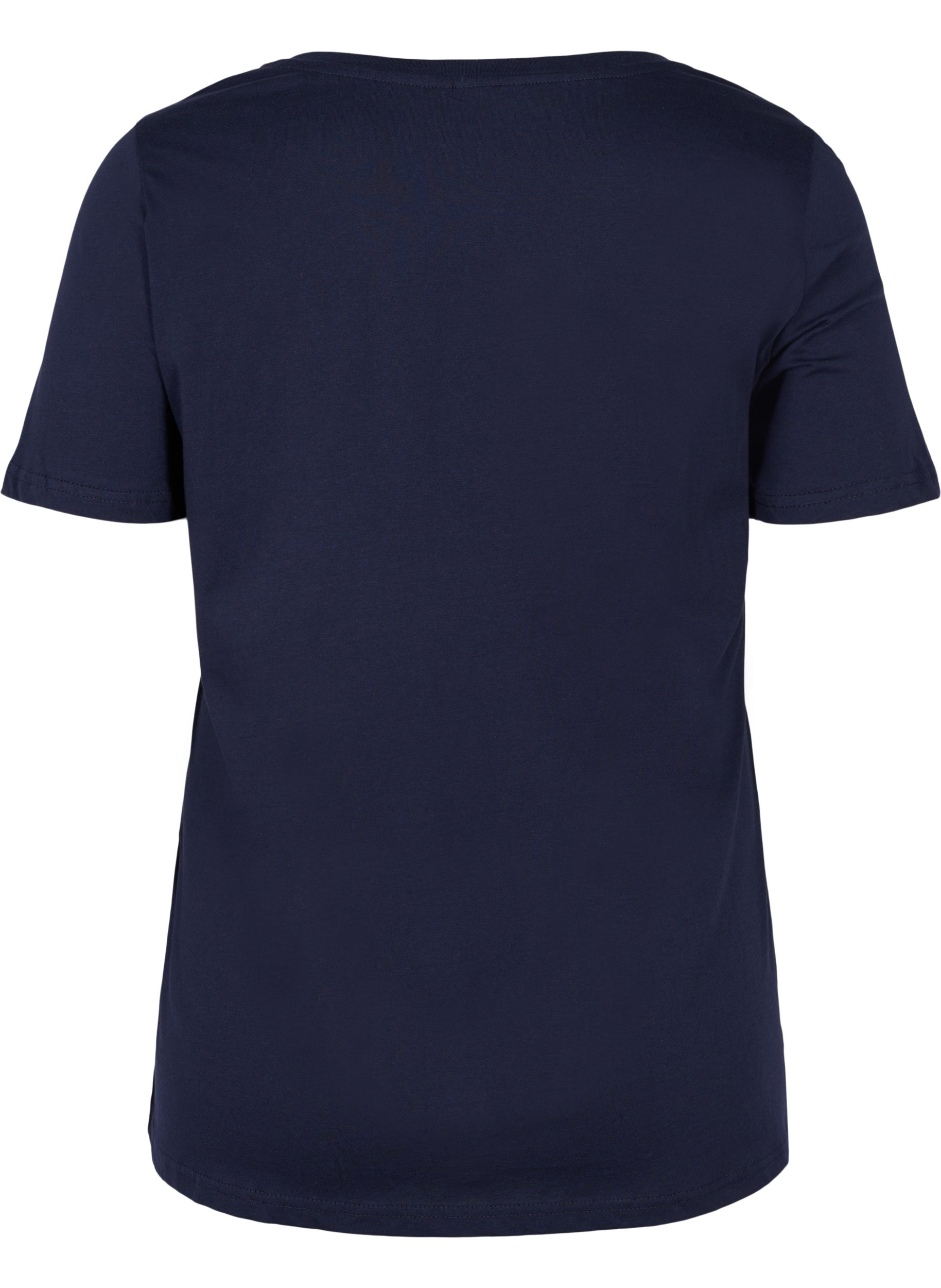 T-skjorte i bomull med V-hals, Night Sky California, Packshot image number 1