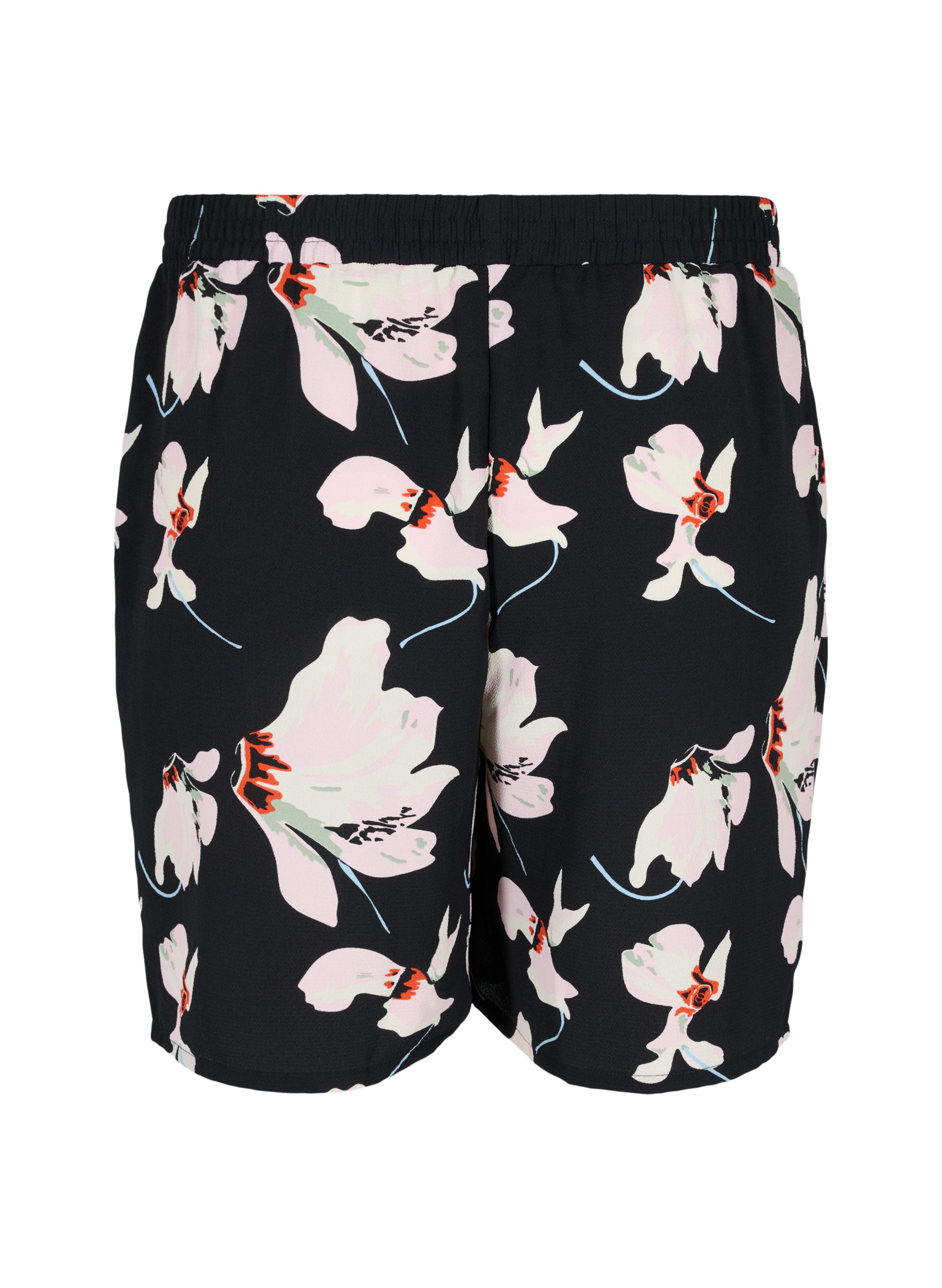 Mønstrete shorts med lommer, Big Flower AOP, Packshot image number 1